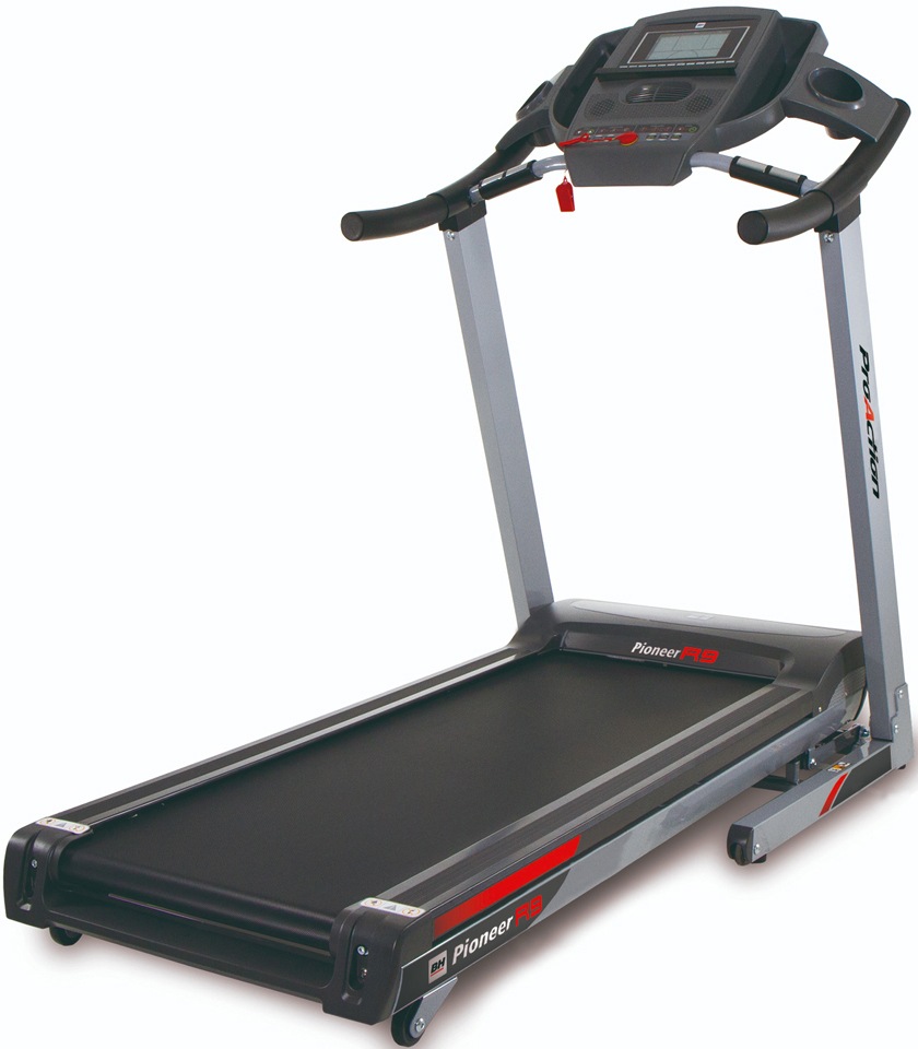 Bh Fitness Laufband »Pioneer R9 G6587« bis max. 22 km/h, klappbar in rot