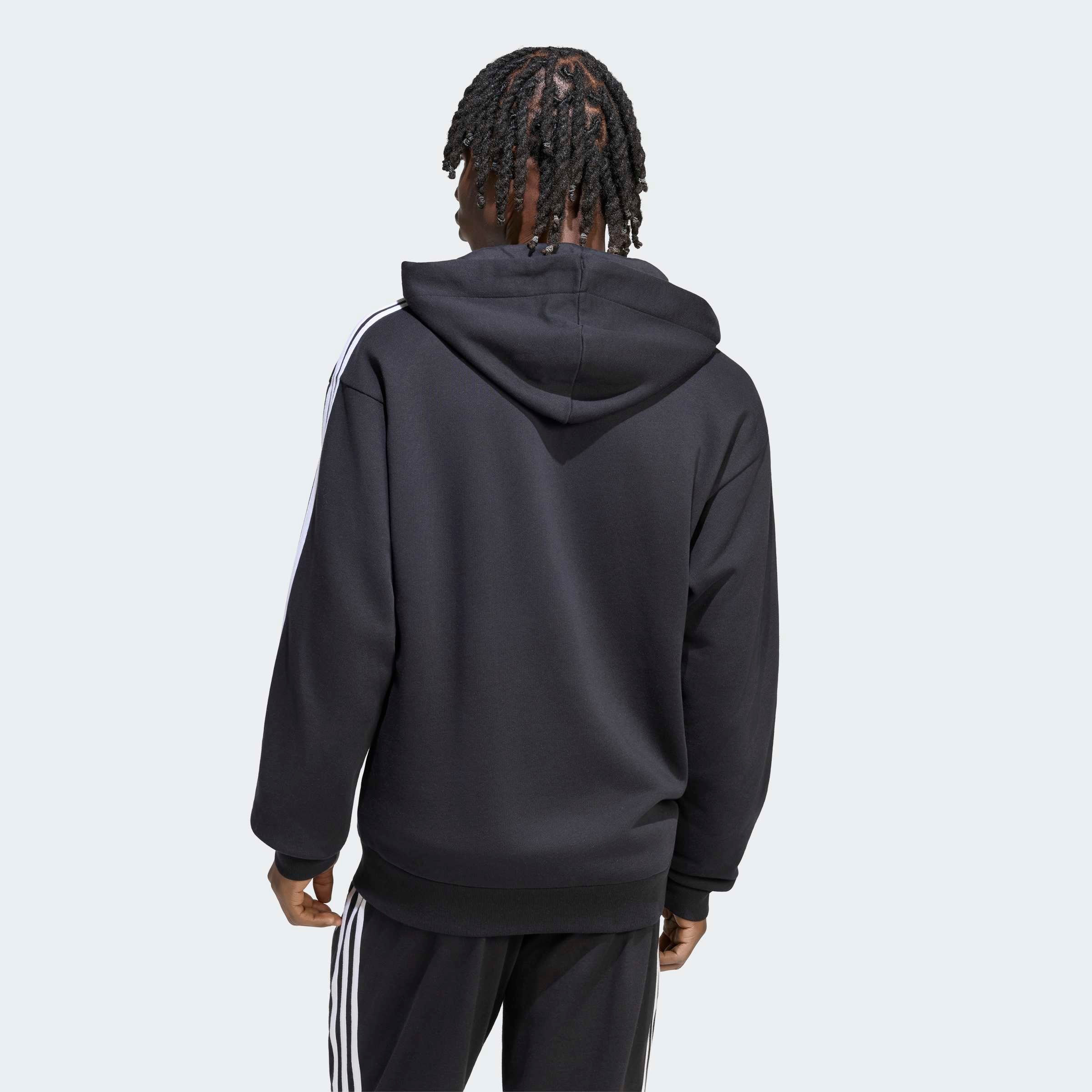 adidas Sportswear Kapuzensweatjacke »ESSENTIALS 3-STREIFEN FRENCH TERRY«