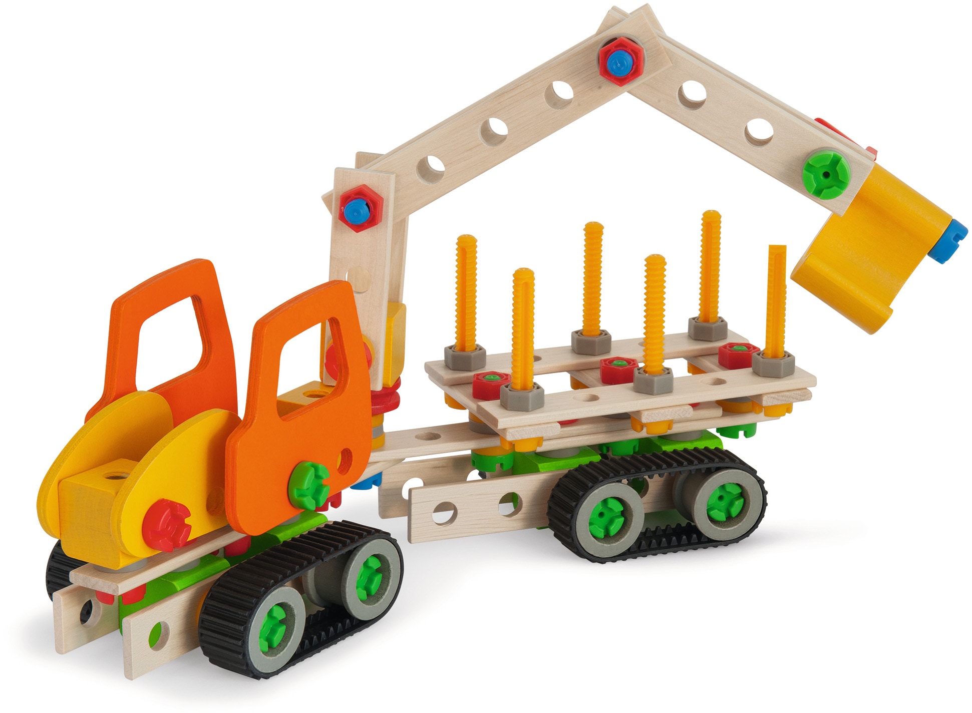 Eichhorn Konstruktionsspielsteine »Constructor Raupenbagger«, (170 St.), Made in Germany, FSC®- schützt Wald - weltweit