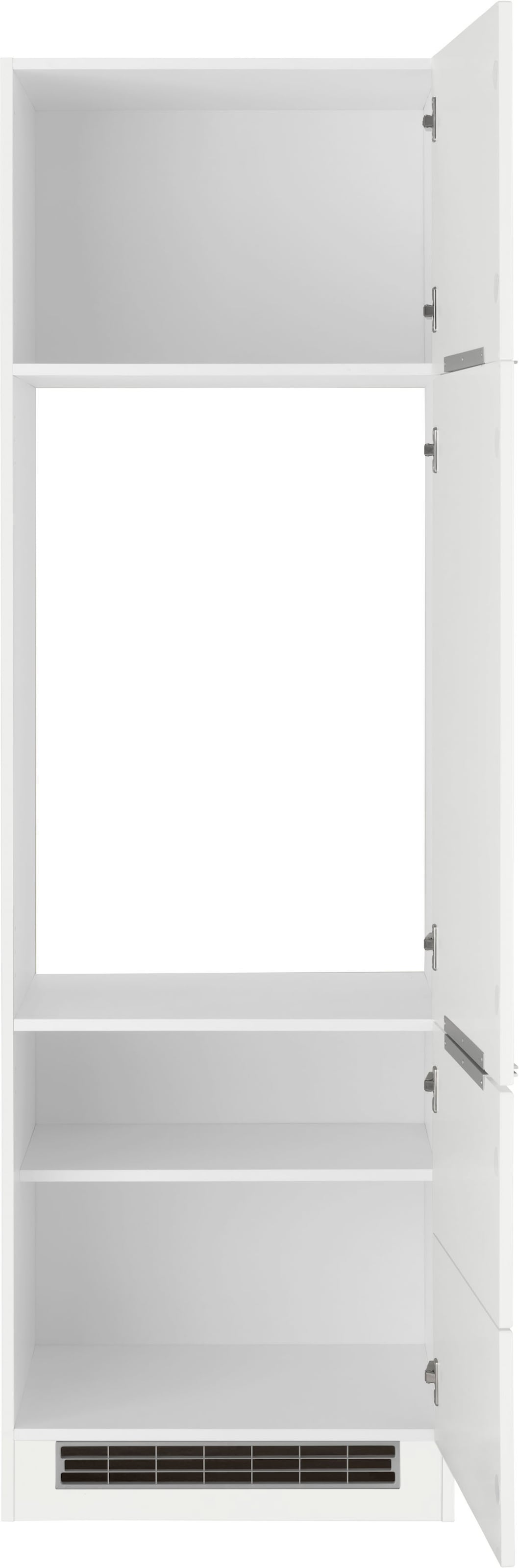 KOCHSTATION Kühlumbauschrank »KS-Brindisi«, 60 cm breit, 200 cm hoch, hochwertige MDF Fronten