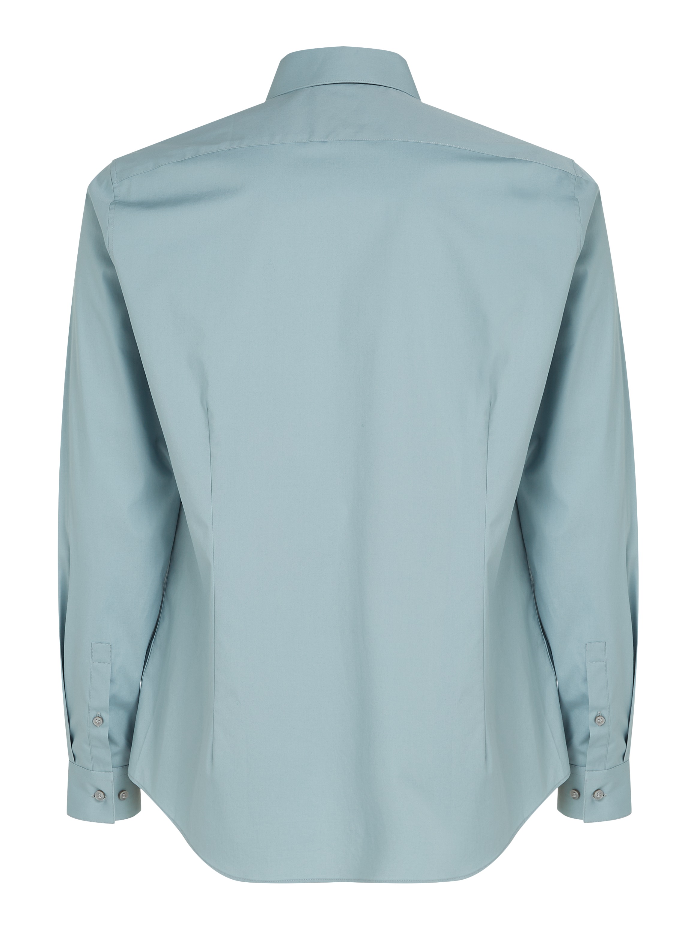 Calvin Klein Businesshemd »POPLIN STRETCH SLIM SHIRT«, mit Kentkragen, Logoprint auf Brusthöhe