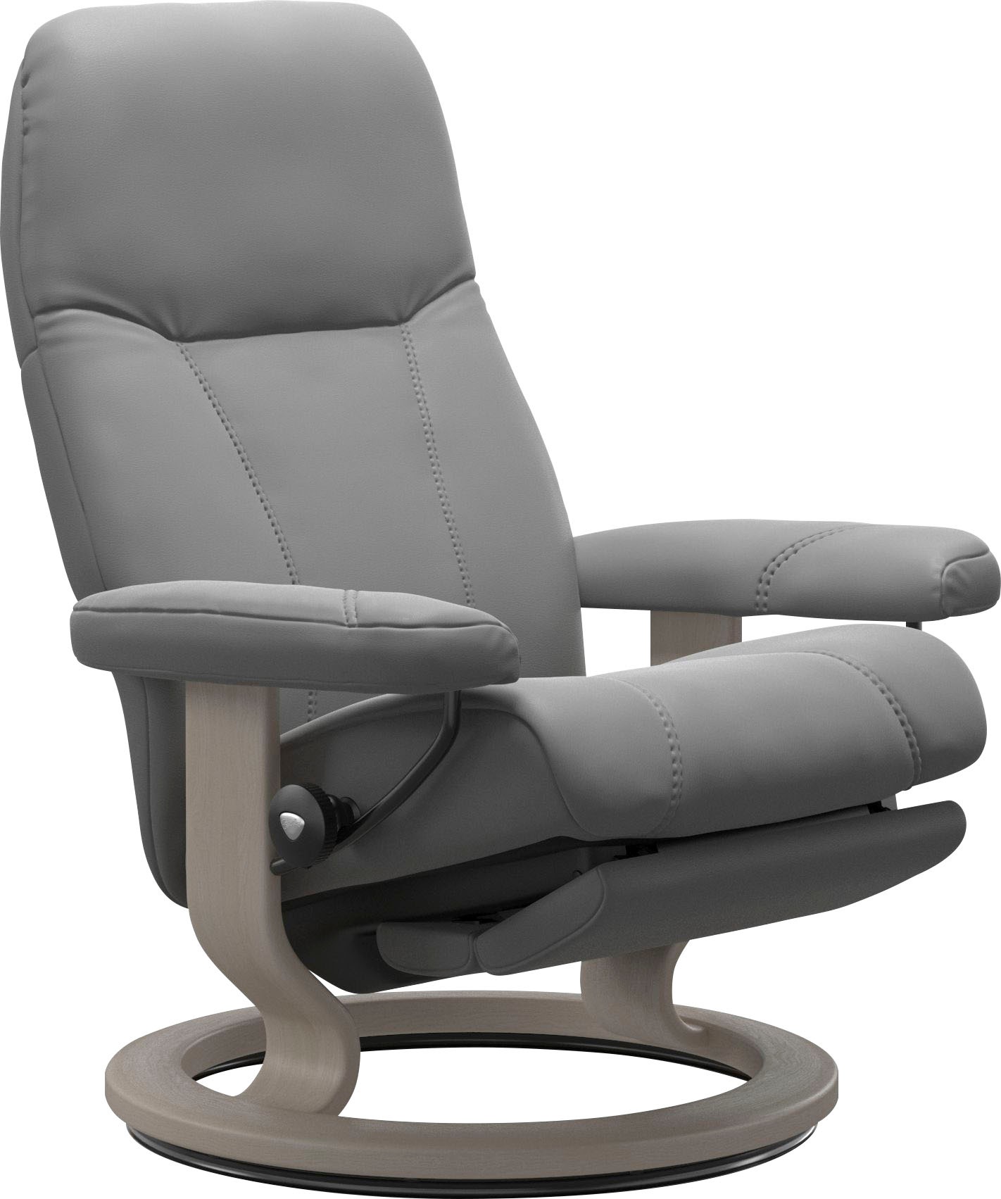 Stressless® Relaxsessel »Consul«, mit Classic Base und Power™, elektrisch verstellbar, optional 2-motorisch, Größe M & L, Gestell Whitewash