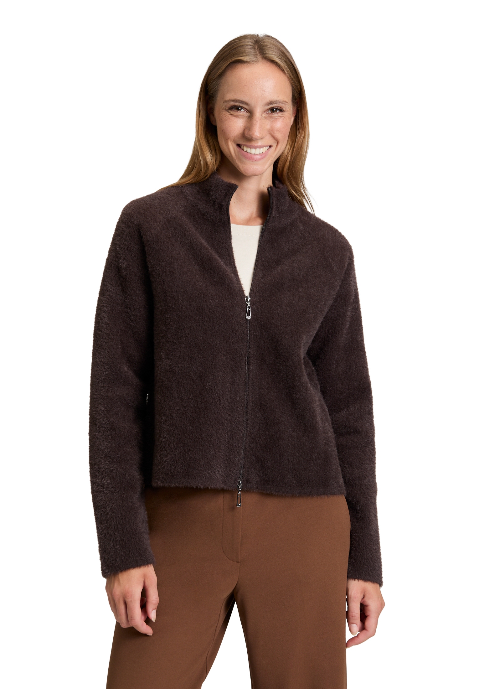 Betty Barclay Cardigan »Strick-Cardigan mit Reißverschluss«