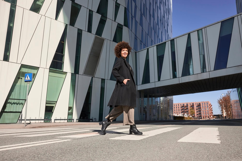 Rieker Stiefelette  Businessstiefelette, Blockabsatz, Boots in schmler Form