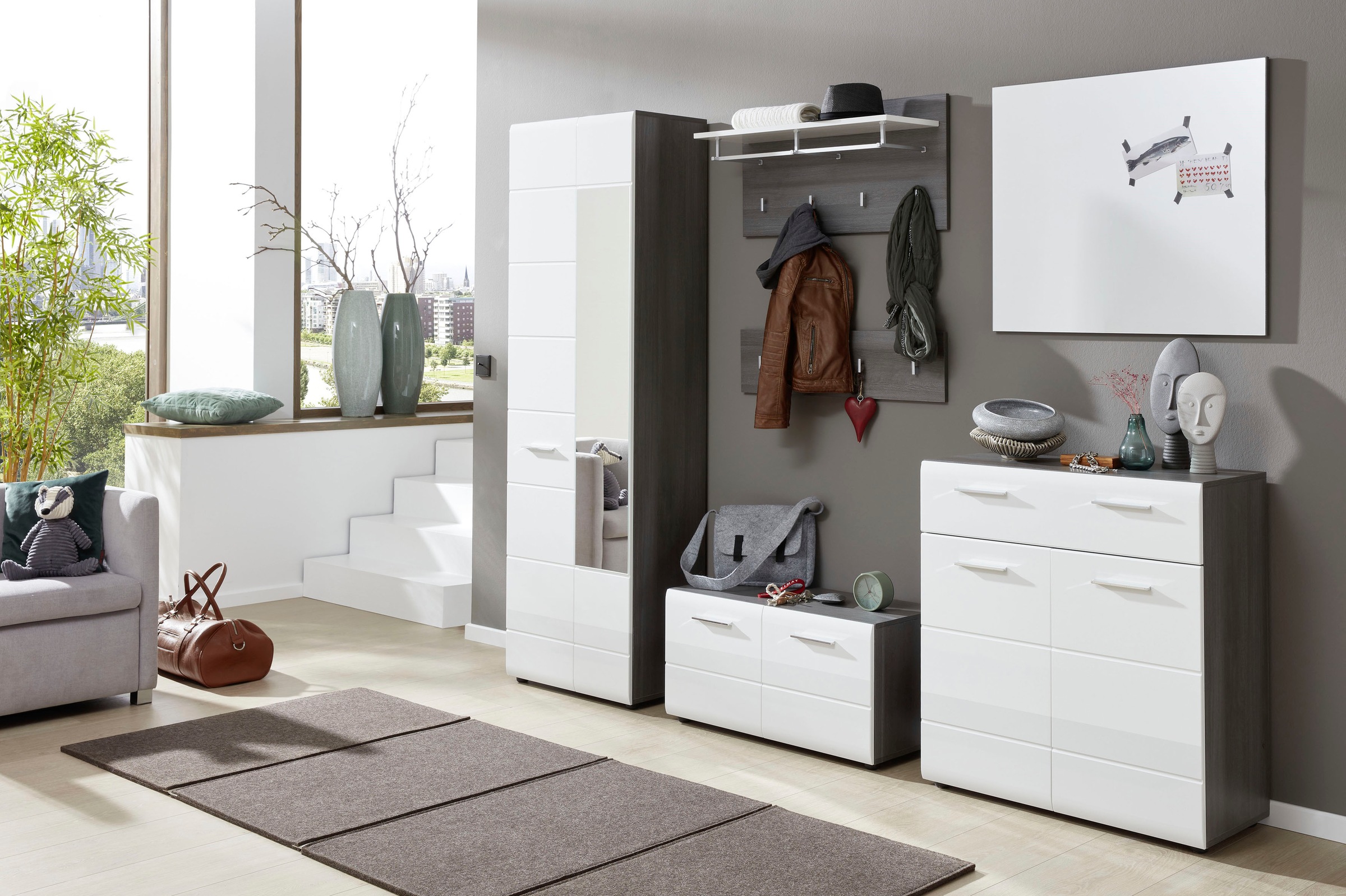 Home affaire Garderobenpaneel »Sovana« Wandpaneel zur Wandmontage - (B/T/H) 80/2/21 cm