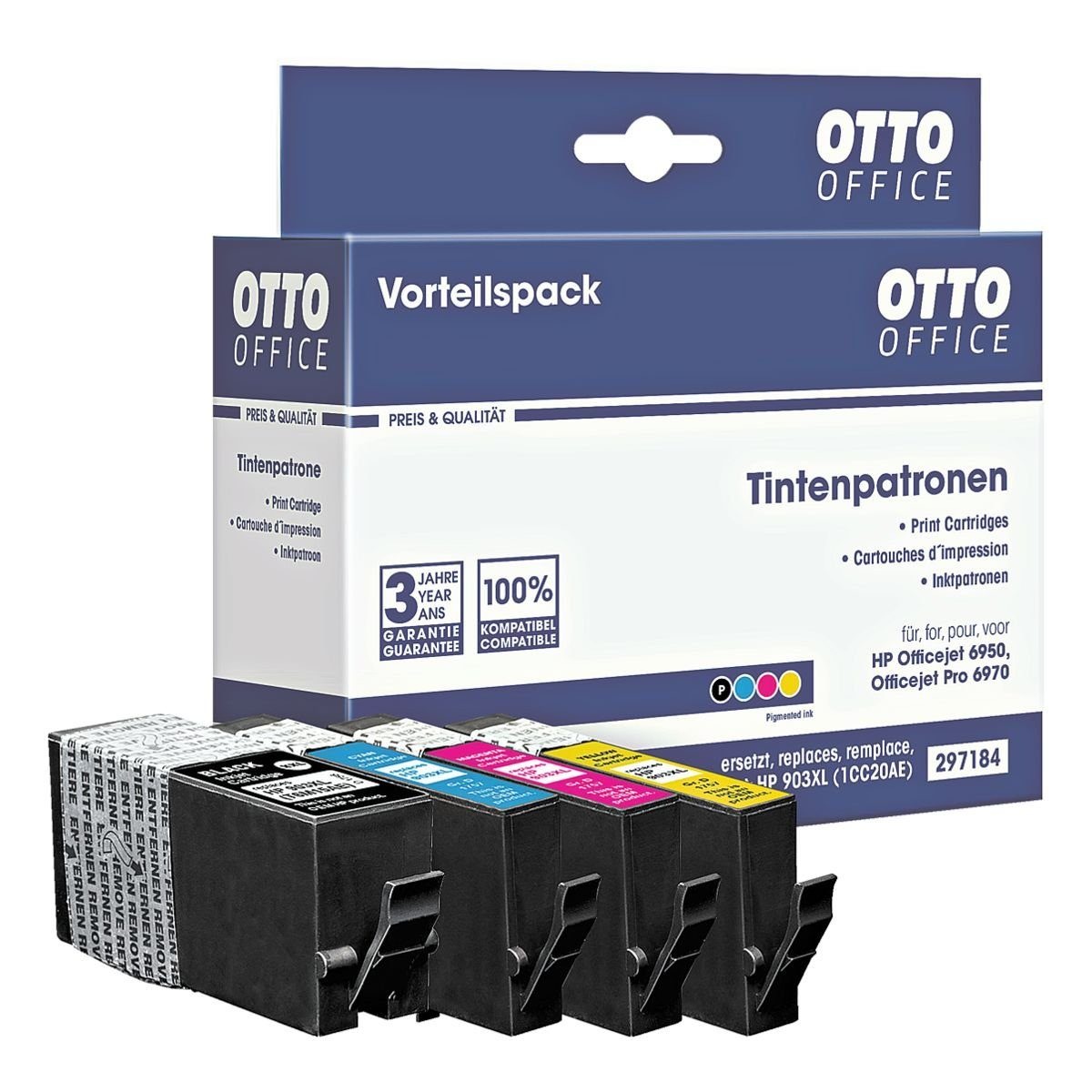 Otto Office Tintenpatronen-Set ersetzt Hewlett Packards Nr. 903XL