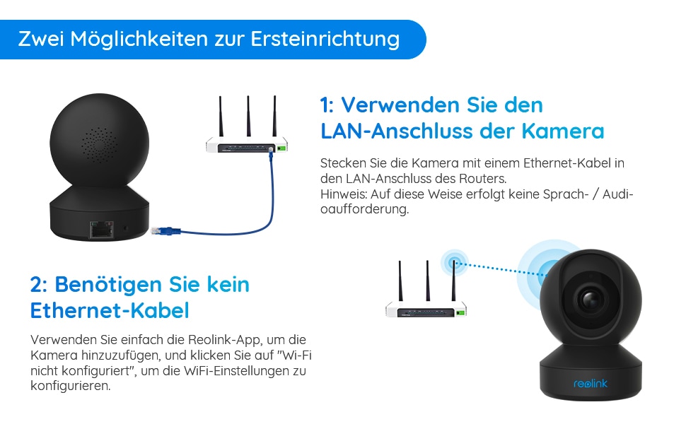 Überwachungskamera »E Series E330-B WiFi-Indoor«, Innenbereich