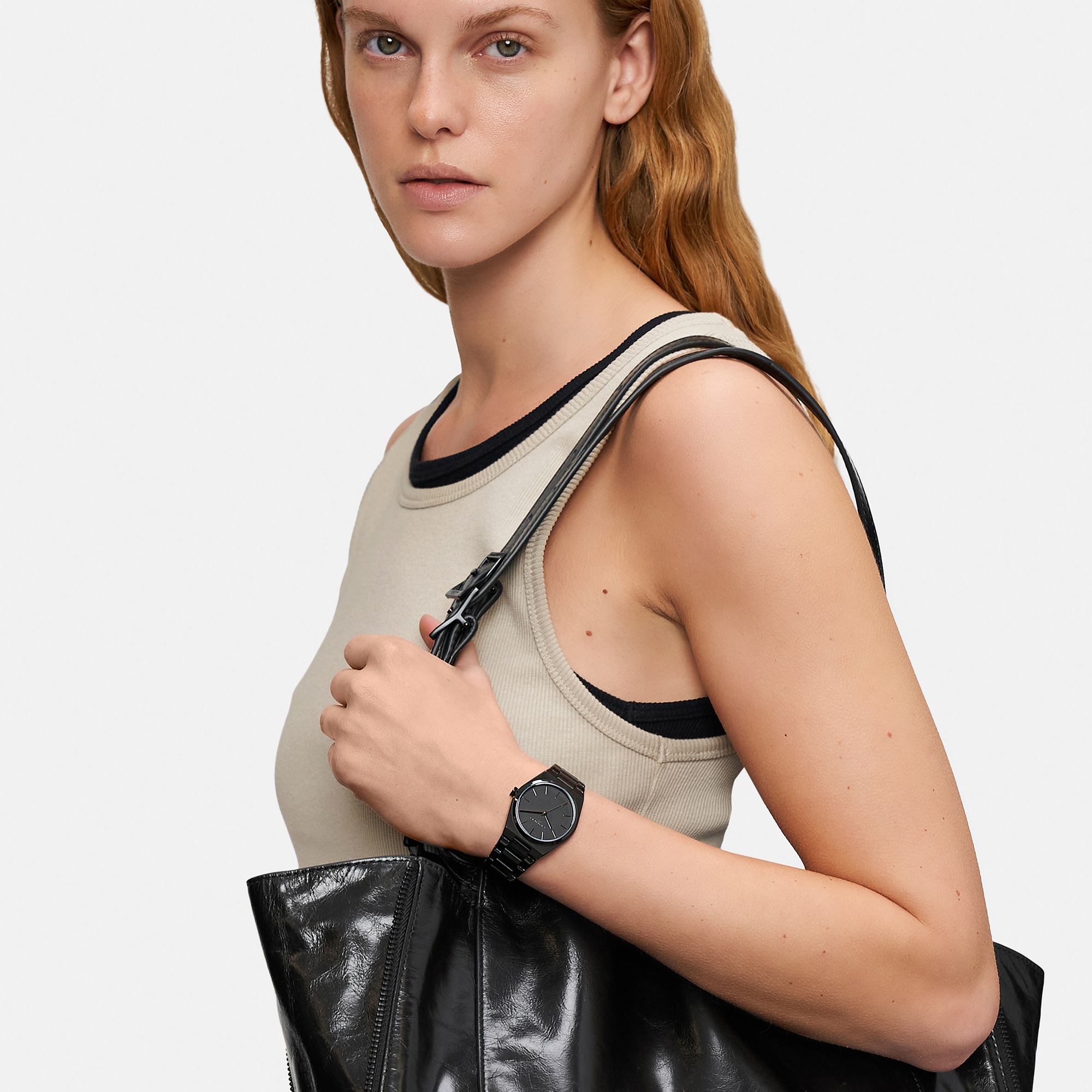 Liebeskind Berlin Quarzuhr »Minimalist 45 mm« Armbanduhr, Damenuhr, Edelstahlarmband, analog