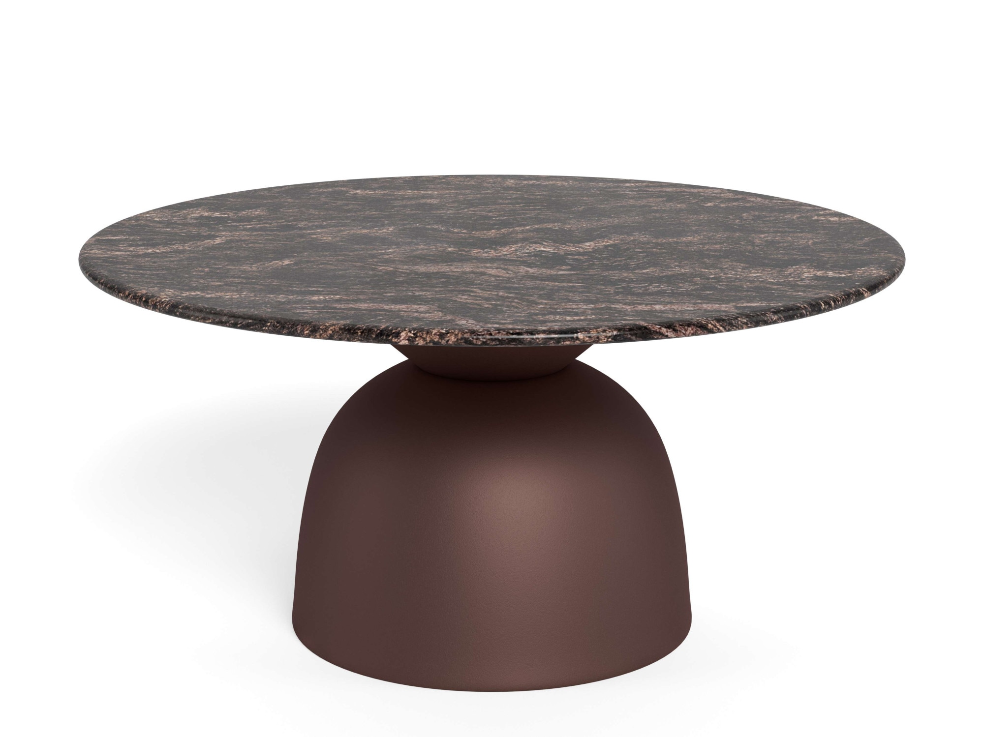 ACTONA GROUP Couchtisch »Ferrol, Tisch, Beistelltisch« grau, Marmor, Säule, 80x42cm