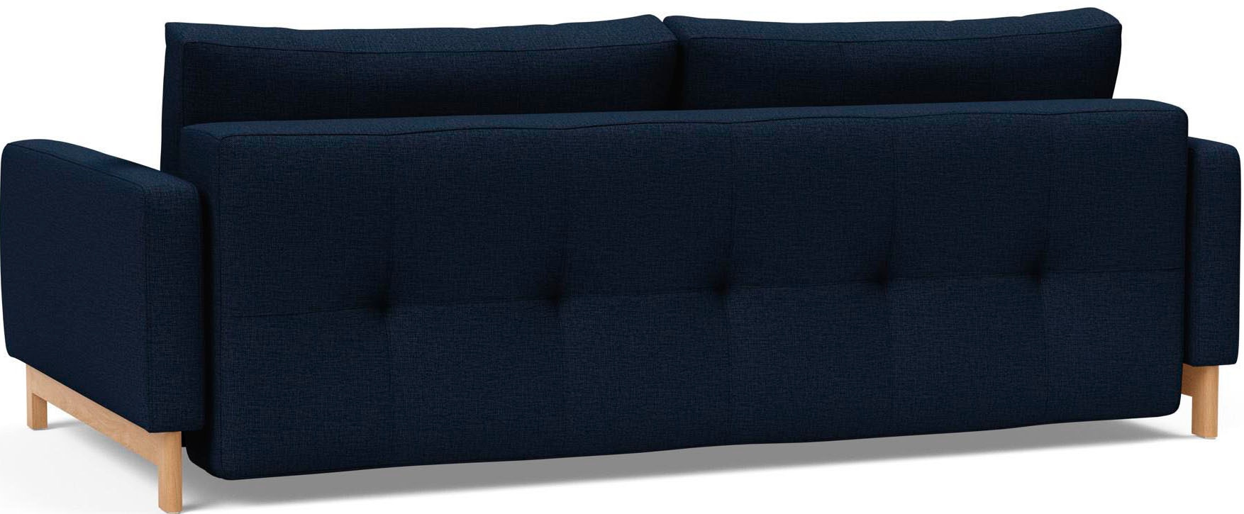 INNOVATION LIVING ™ Schlafsofa »Pyxis 3-Sitzer mit extrabreiter Bettfunktion, Skandi-Design«, Multifunktionssofa, extrabequem durch Taschenfederkern, Dauerschläfer