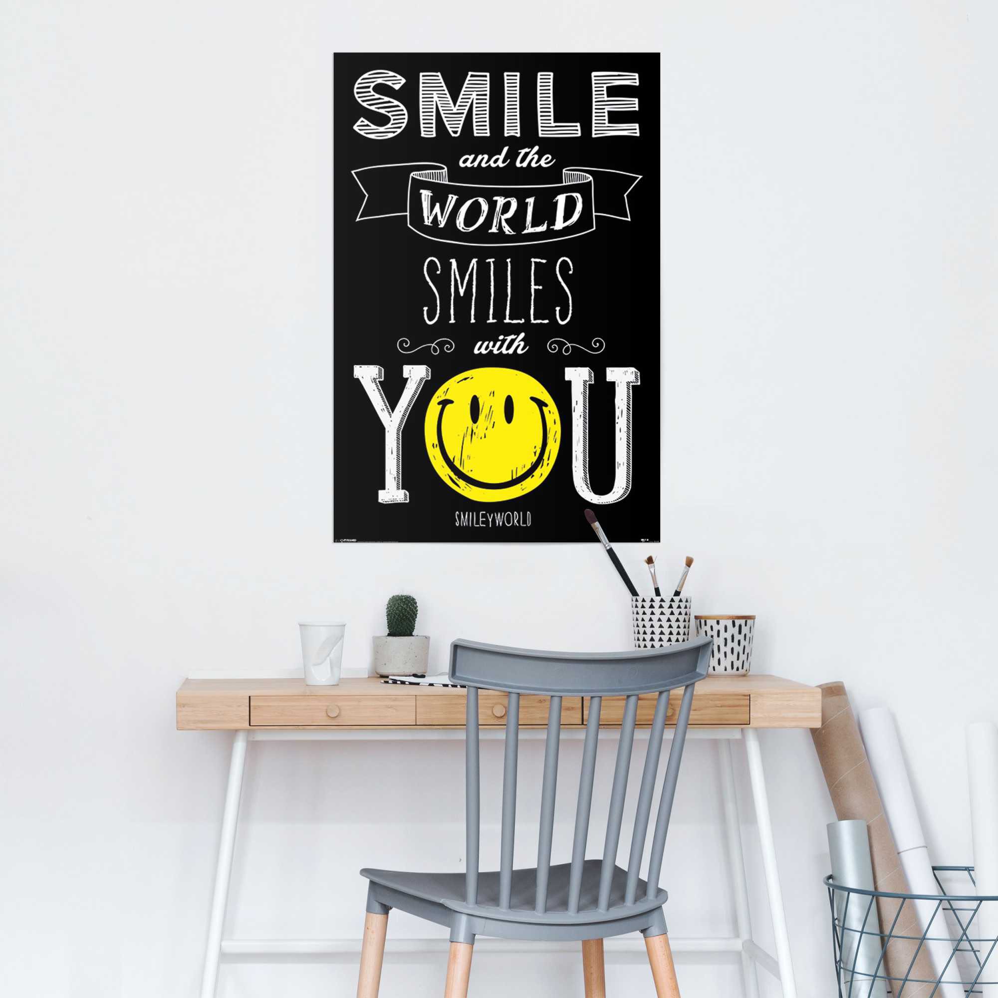 Reinders! Poster »Smiley world smiles with you« 1 Stk. tlg.
