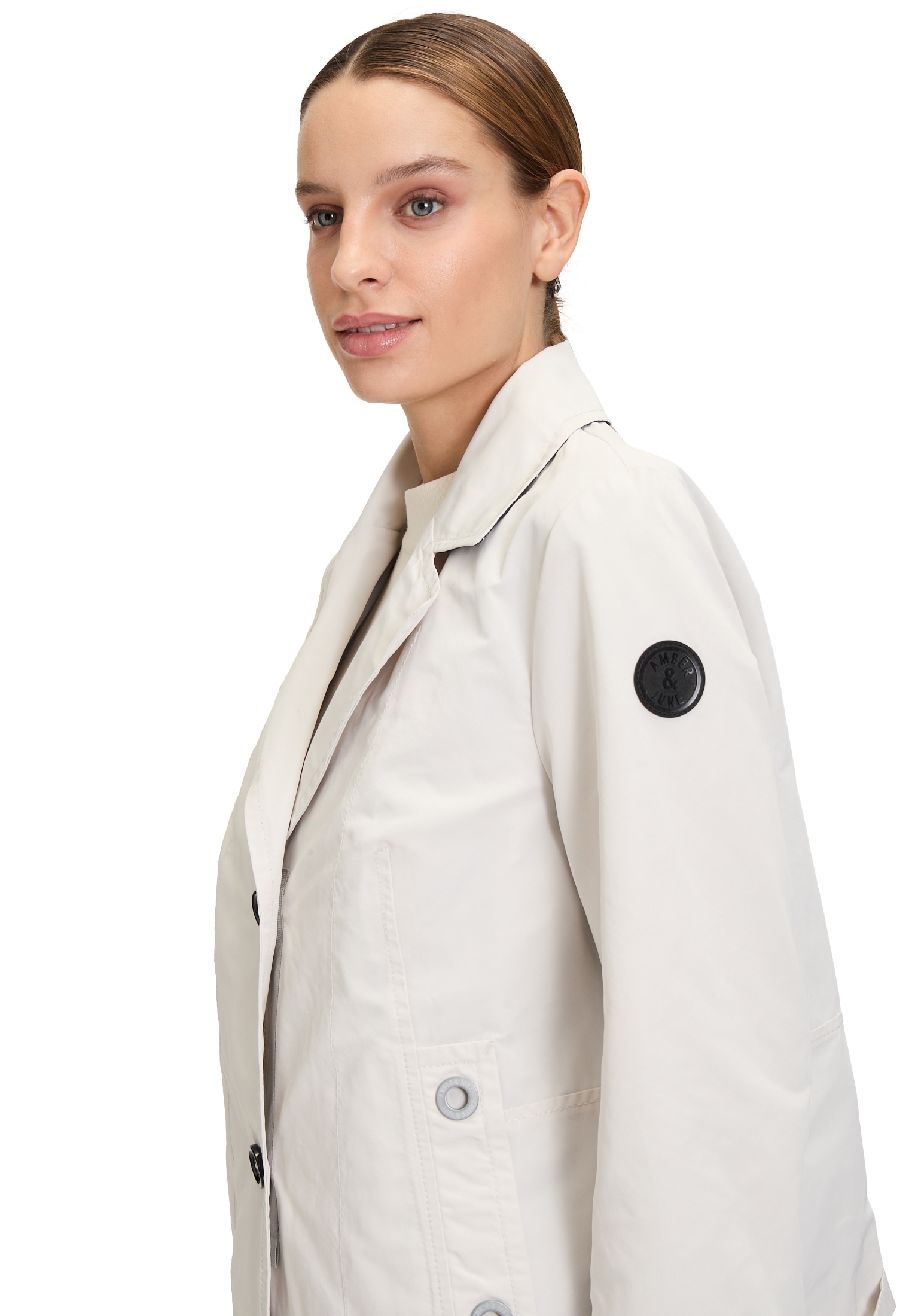Amber & June Sommerjacke »Übergangsjacke mit abnehmbarem Westenteil«