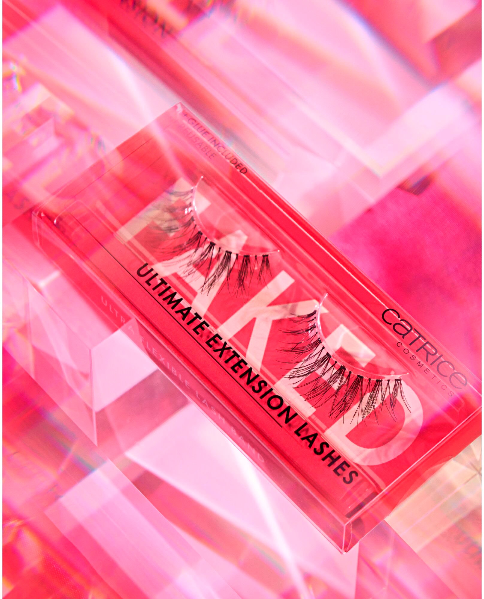 Catrice Bandwimpern »Faked Everyday Natural Lashes«, (Set, 3 tlg.), mit wiederverwendbarer Packung