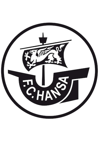 Wandtattoo »Fußball Hansa Rostock Logo«, (1 St.)