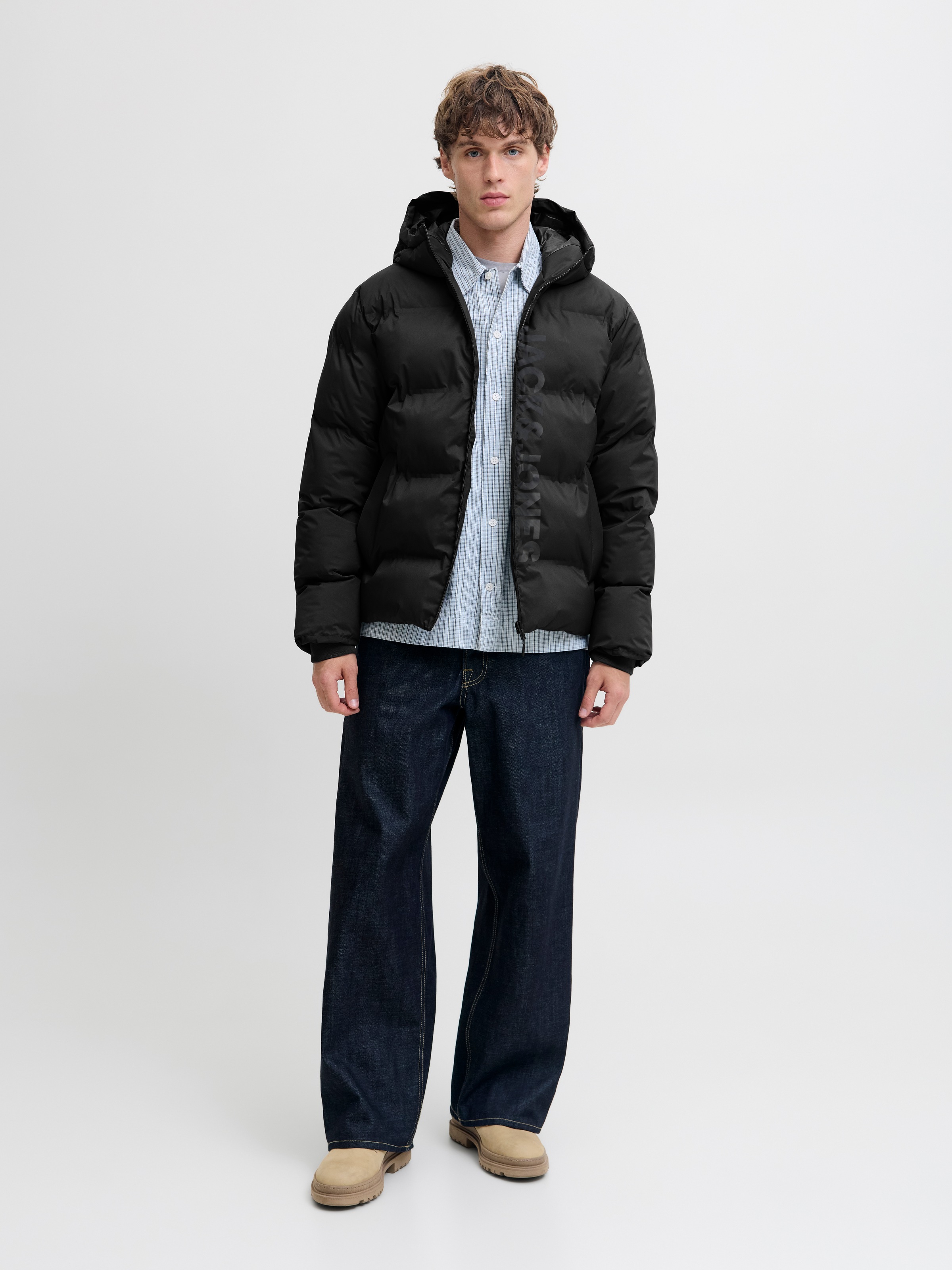 Jack & Jones Steppjacke »JJKAITO PUFFER JACKET BF« mit Kapuze