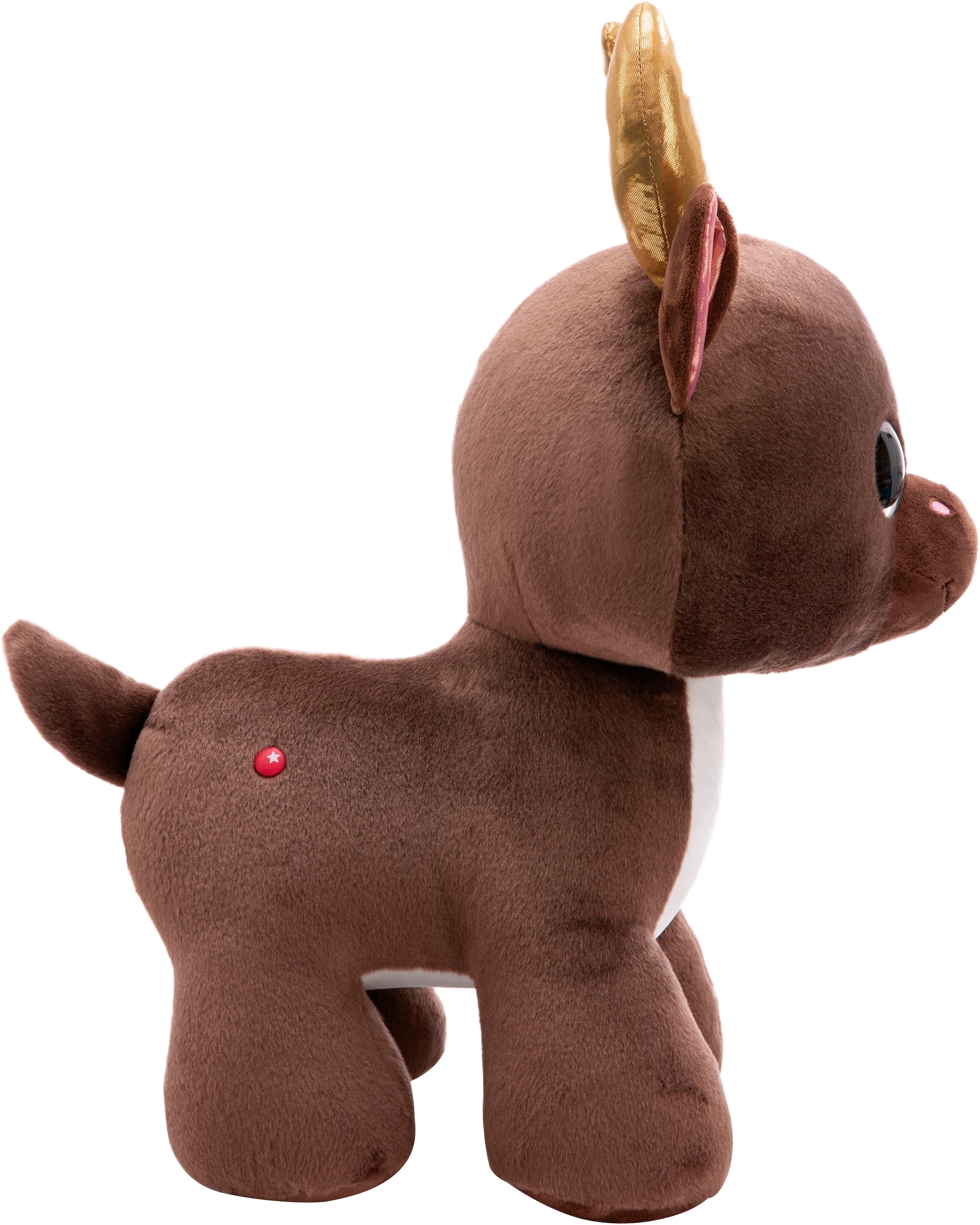 Nici Kuscheltier »Glubschis, Rentier Chocolate Mousse, 45 cm«, stehend