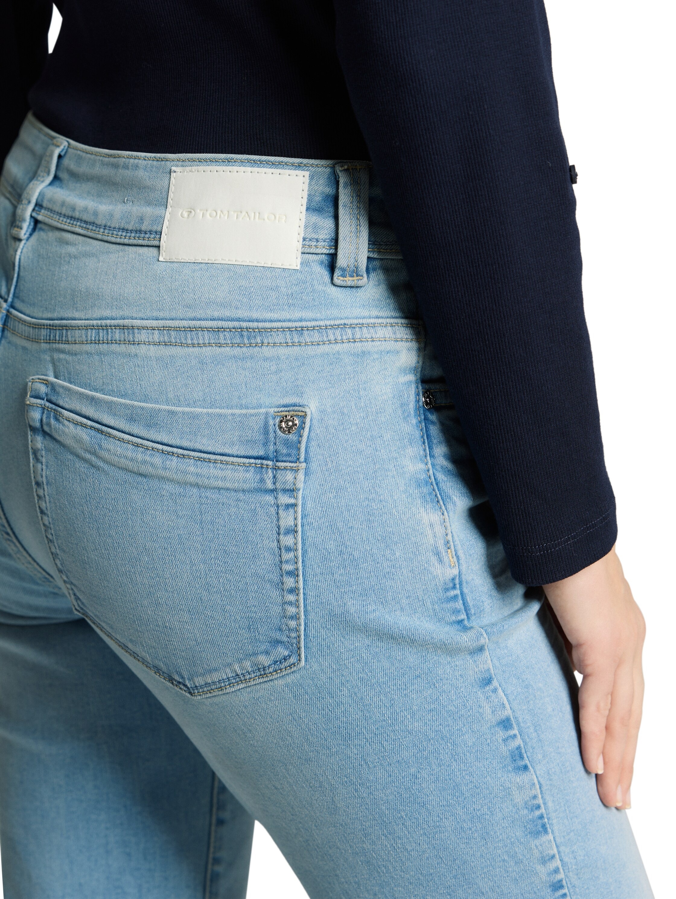 TOM TAILOR Straight-Jeans »LIVA« im Five-Pocket Style
