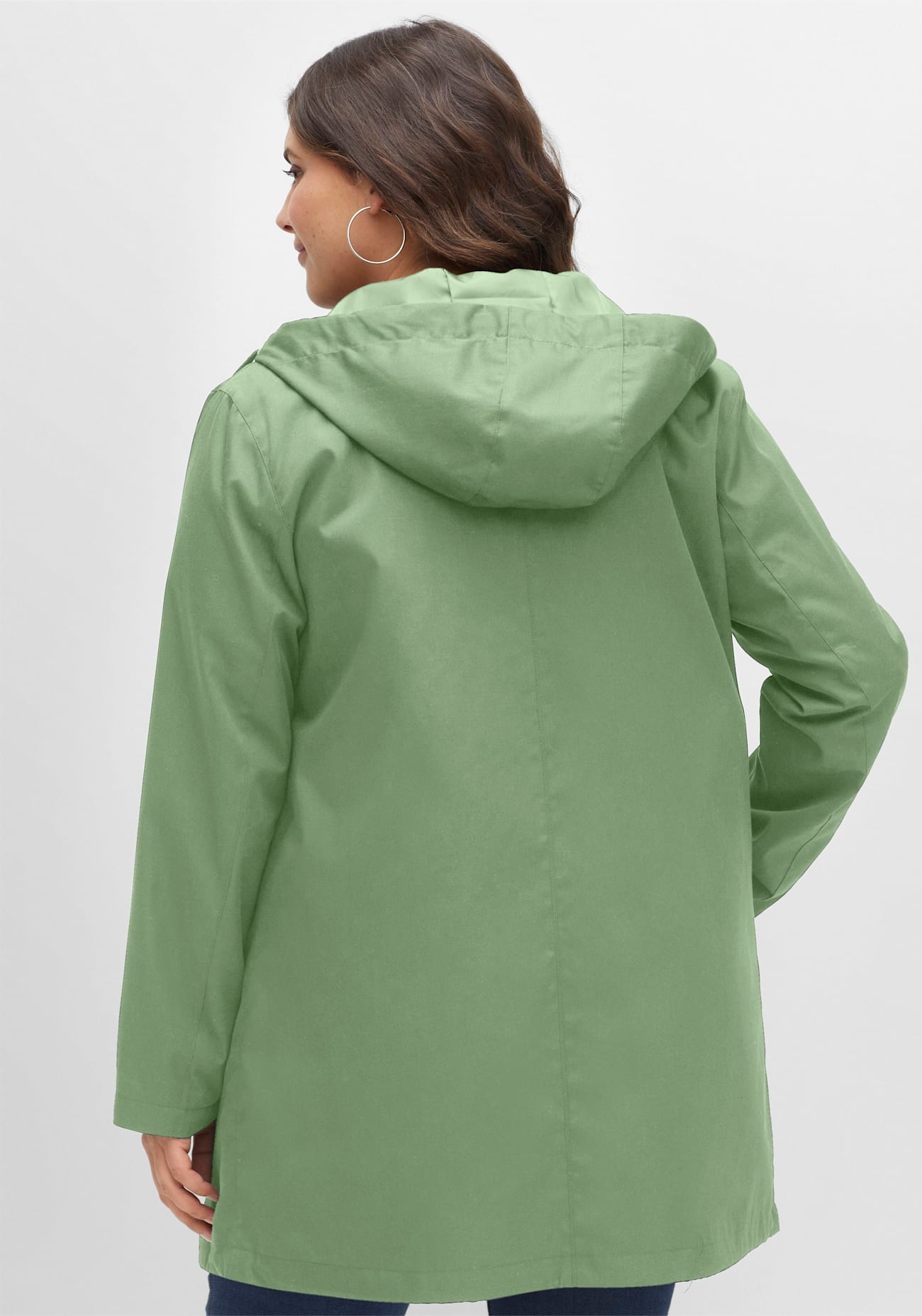 Sheego Outdoorjacke mit Kapuze