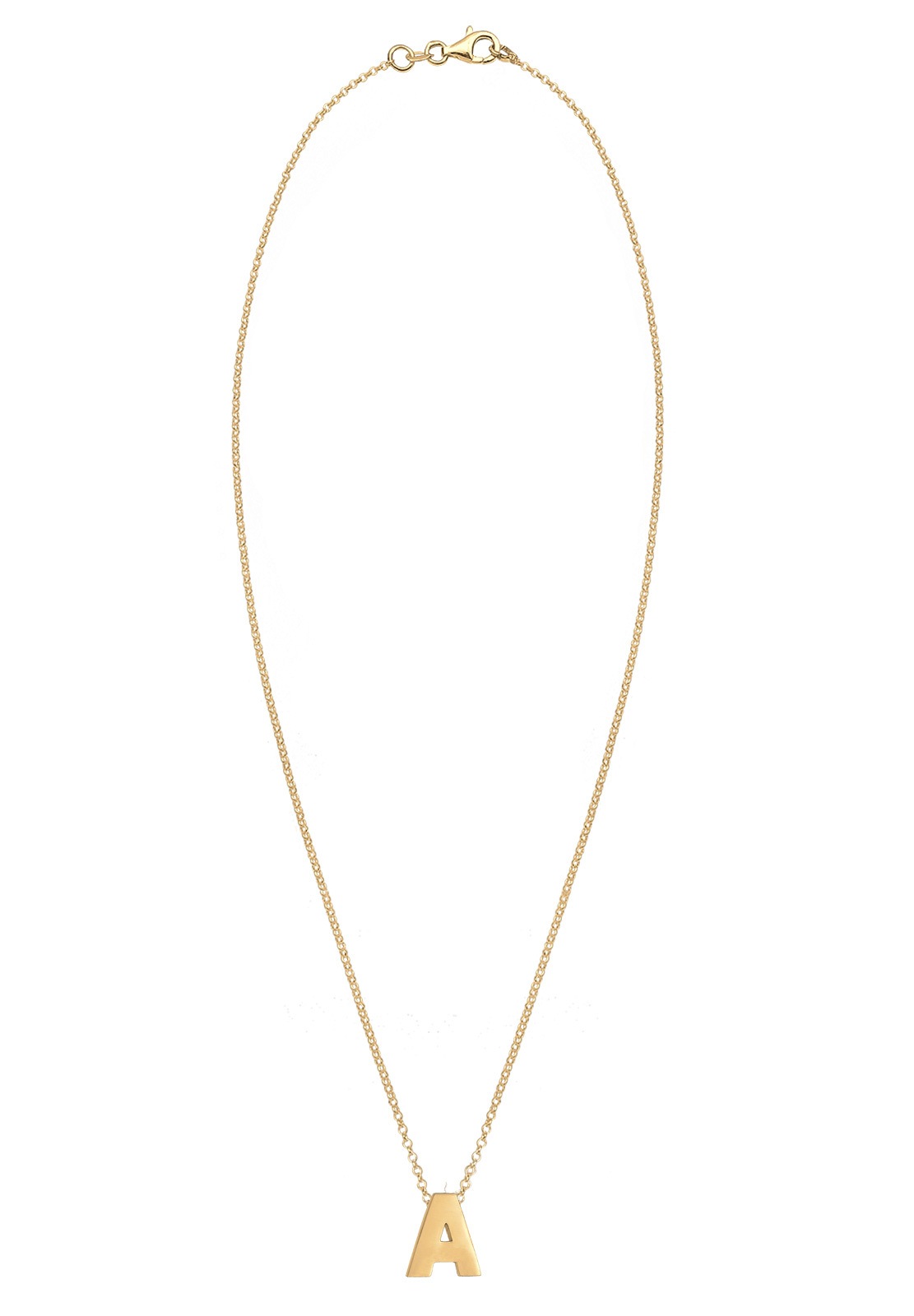 Elli Kette mit Anhänger »Halskette Buchstabe A Initialen 925 Sterling Silber«