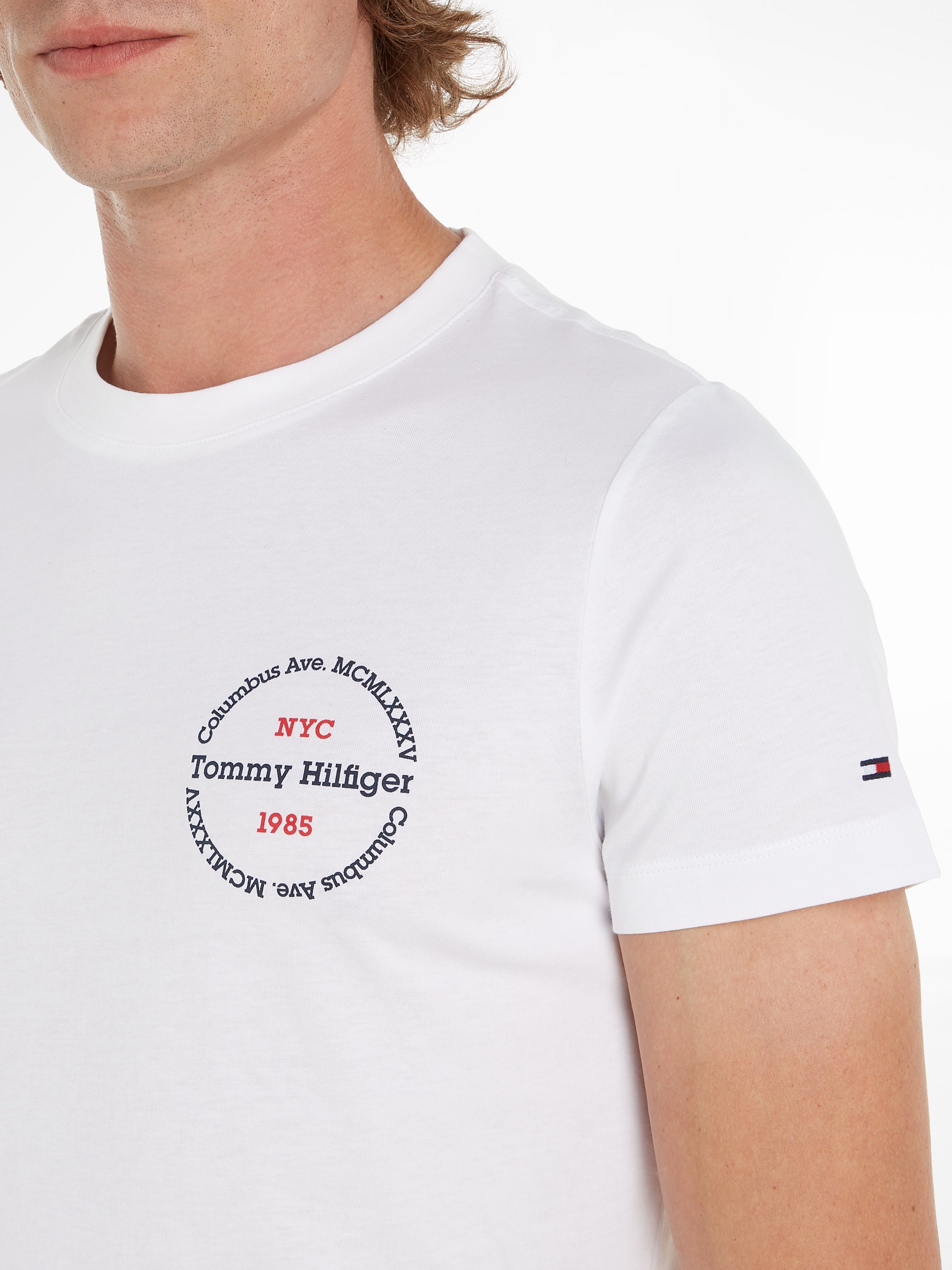 Tommy Hilfiger T-Shirt »HILFIGER ROUNDLE TEE«