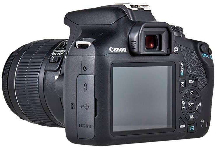 Canon Spiegelreflexkamera »EOS 2000D Kit«, EF-S 18-55 IS II, 24,1 MP, NFC-WLAN (Wi-Fi), inkl. EF-S 18-55 IS II Objektiv