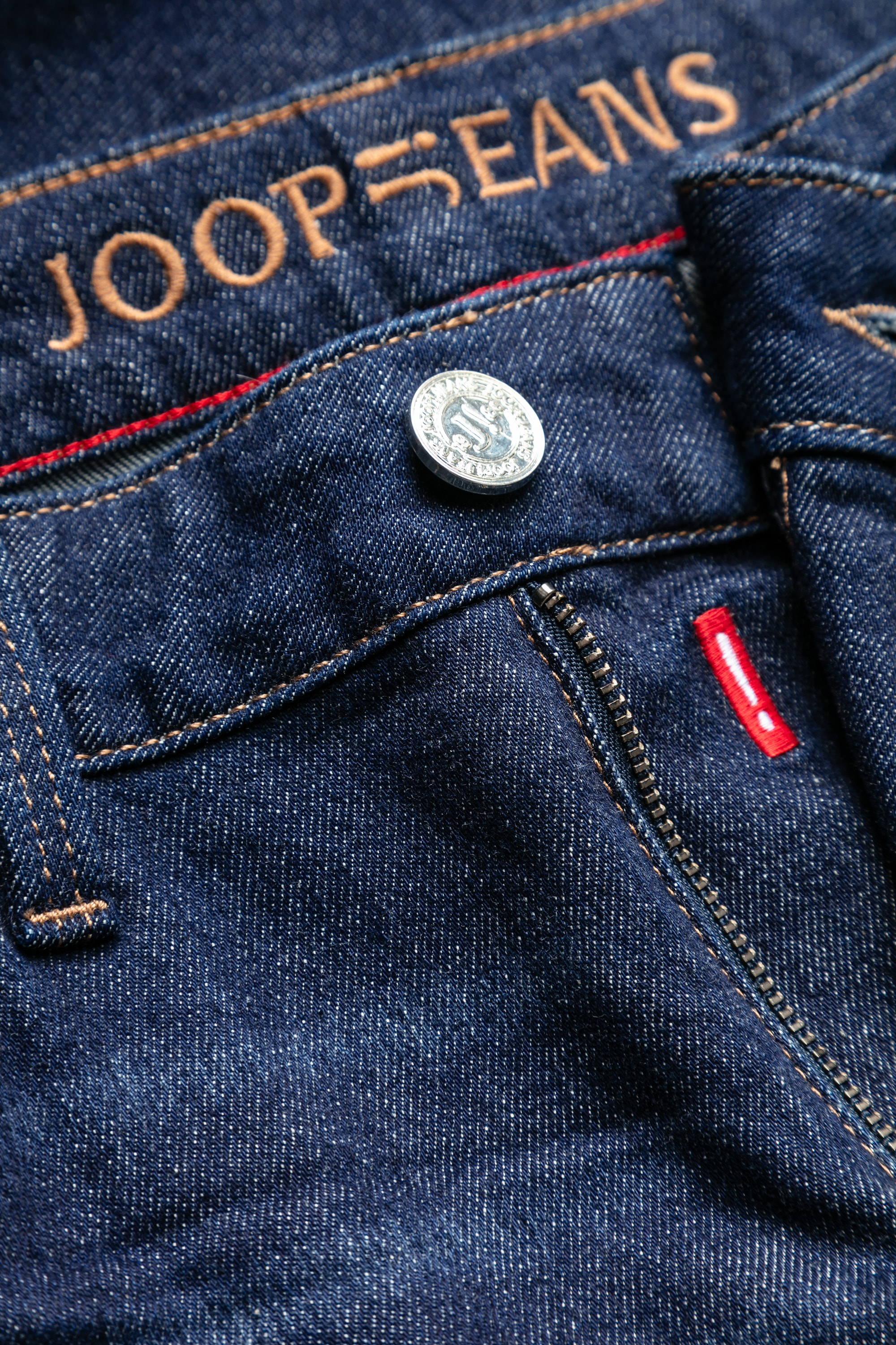 Joop Jeans Slim-fit-Jeans »Mitch«, Logopatch, Coinpocket, stoned wash Optik, Länge 32