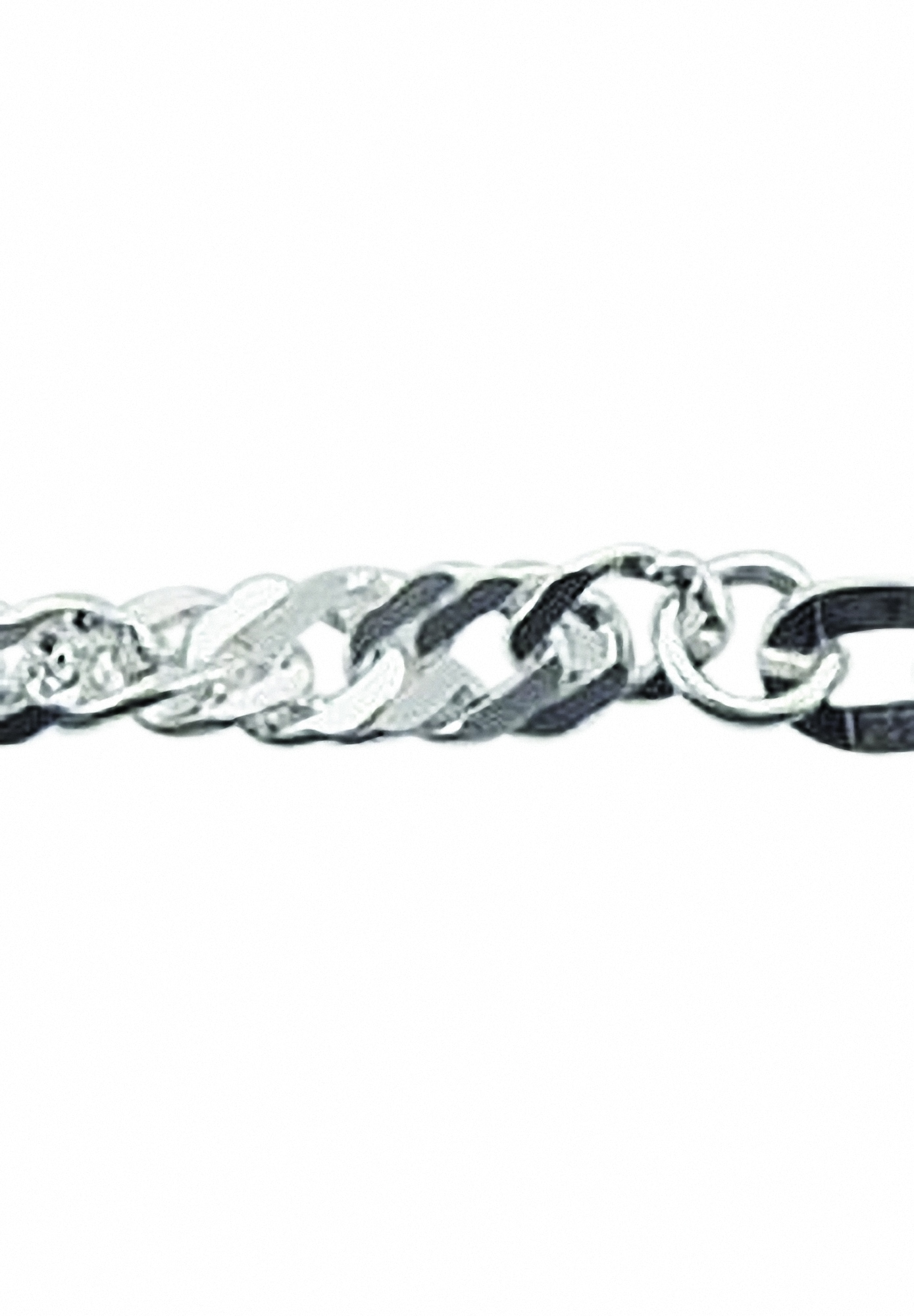 Silberarmband »925 Silber Singapur Armband 18,5 cm Ø 3,5 mm«