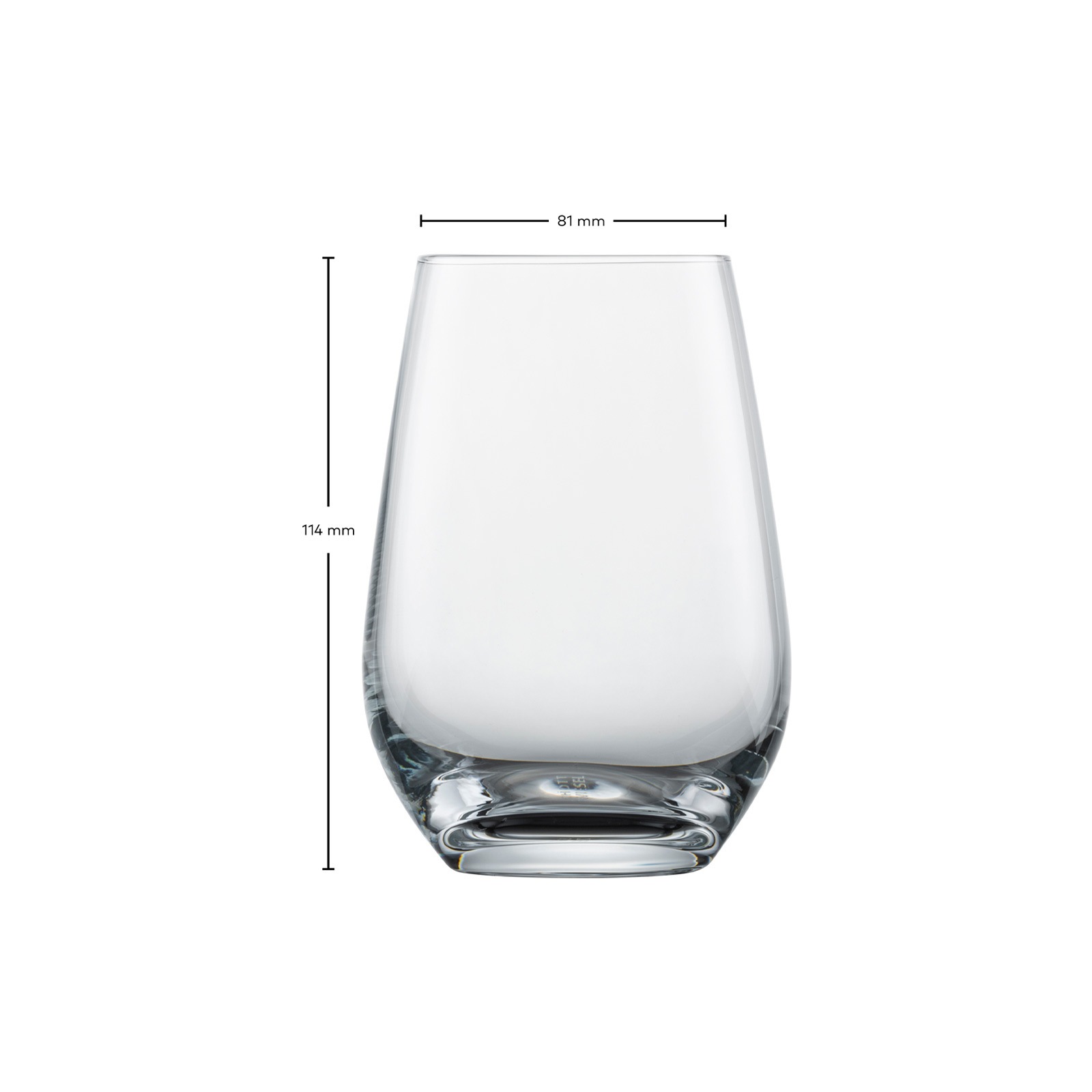 SCHOTT-ZWIESEL Glas »Wassergläser Forté 397 ml 4er Set transparent«
