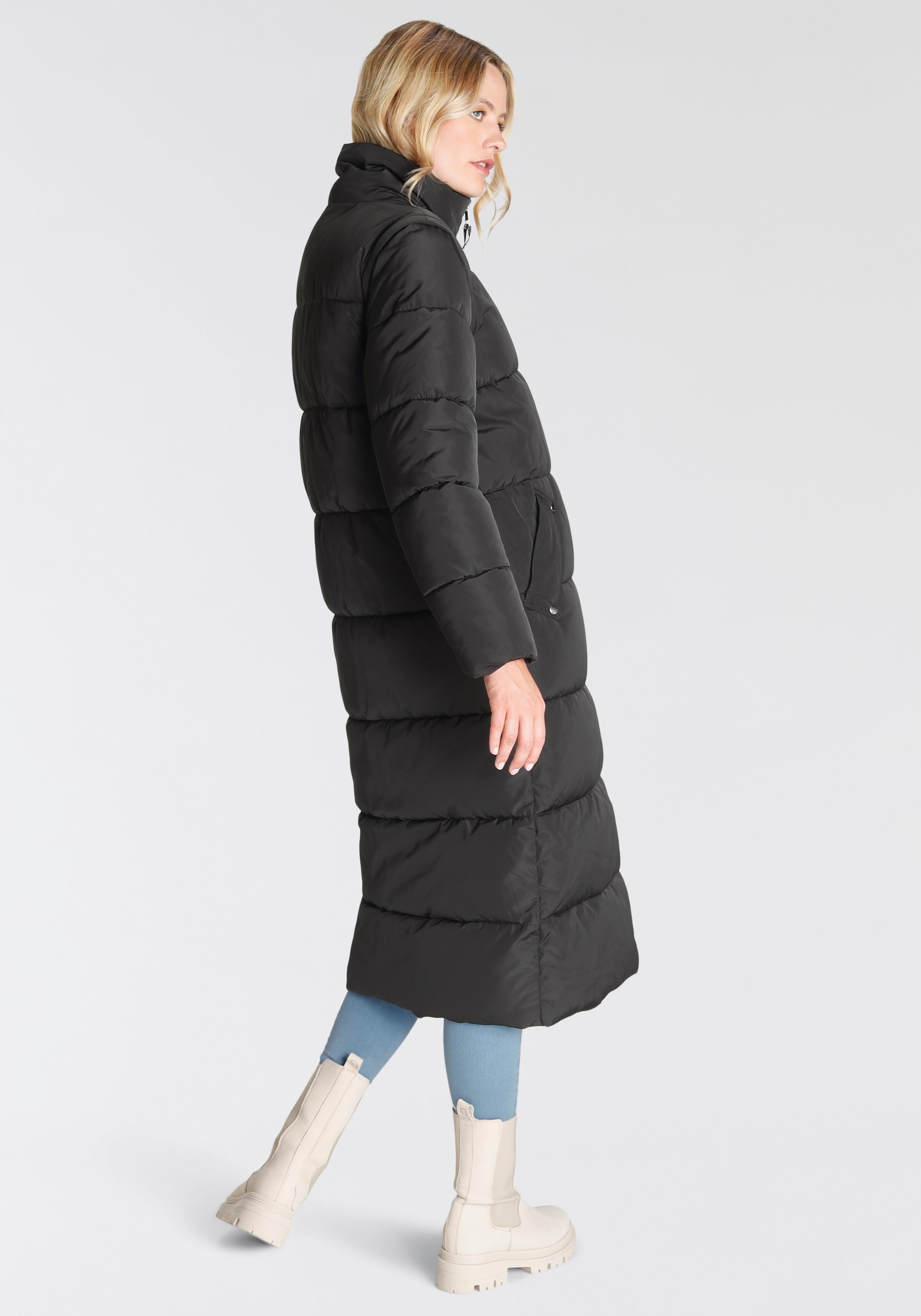 ONLY Steppmantel »ONLIRINA X-LONG 2IN1 PUFFER OTW«, auch als Weste tragbar