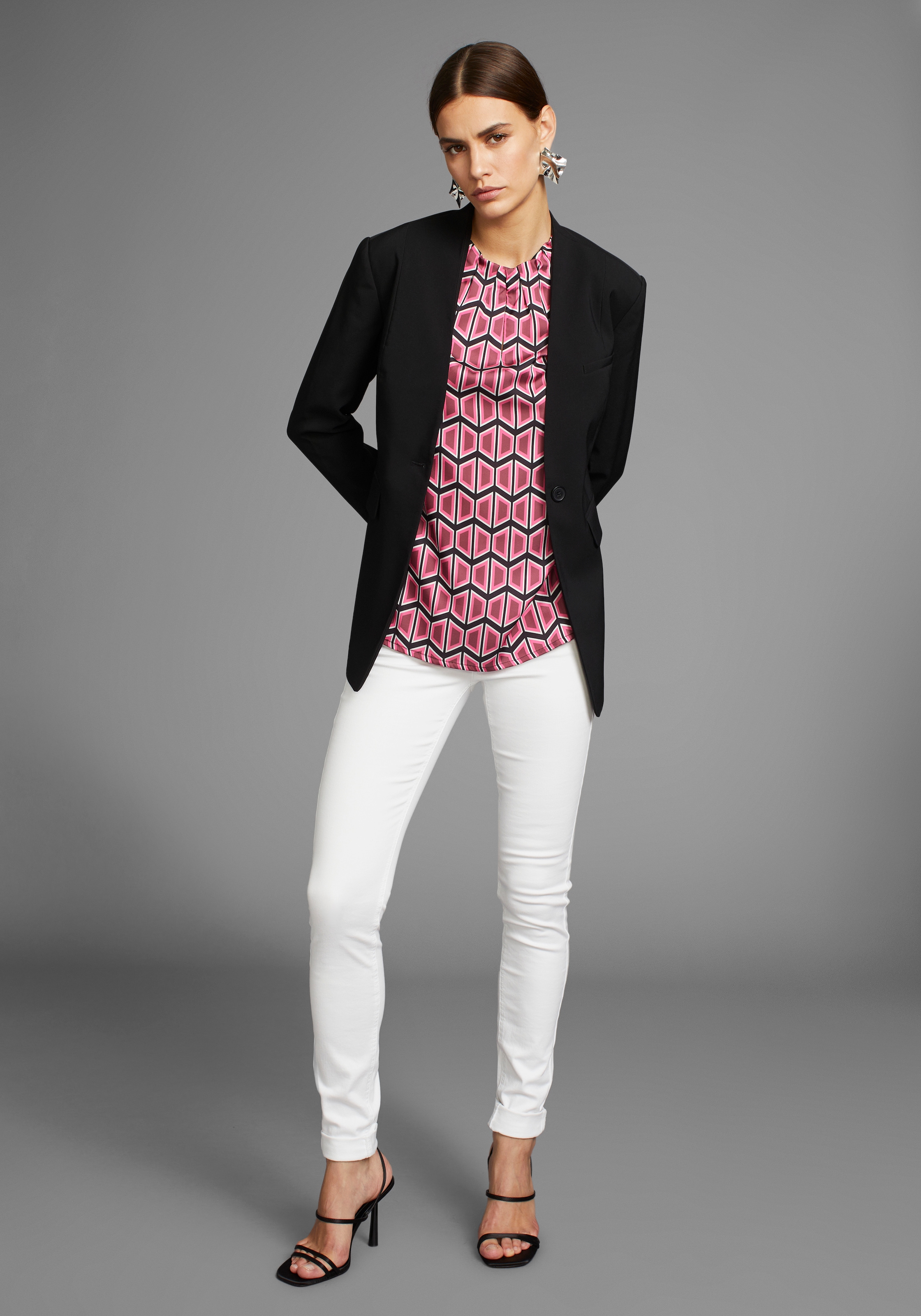 HECHTER PARIS Blusentop, mit elegantem Allover-Print