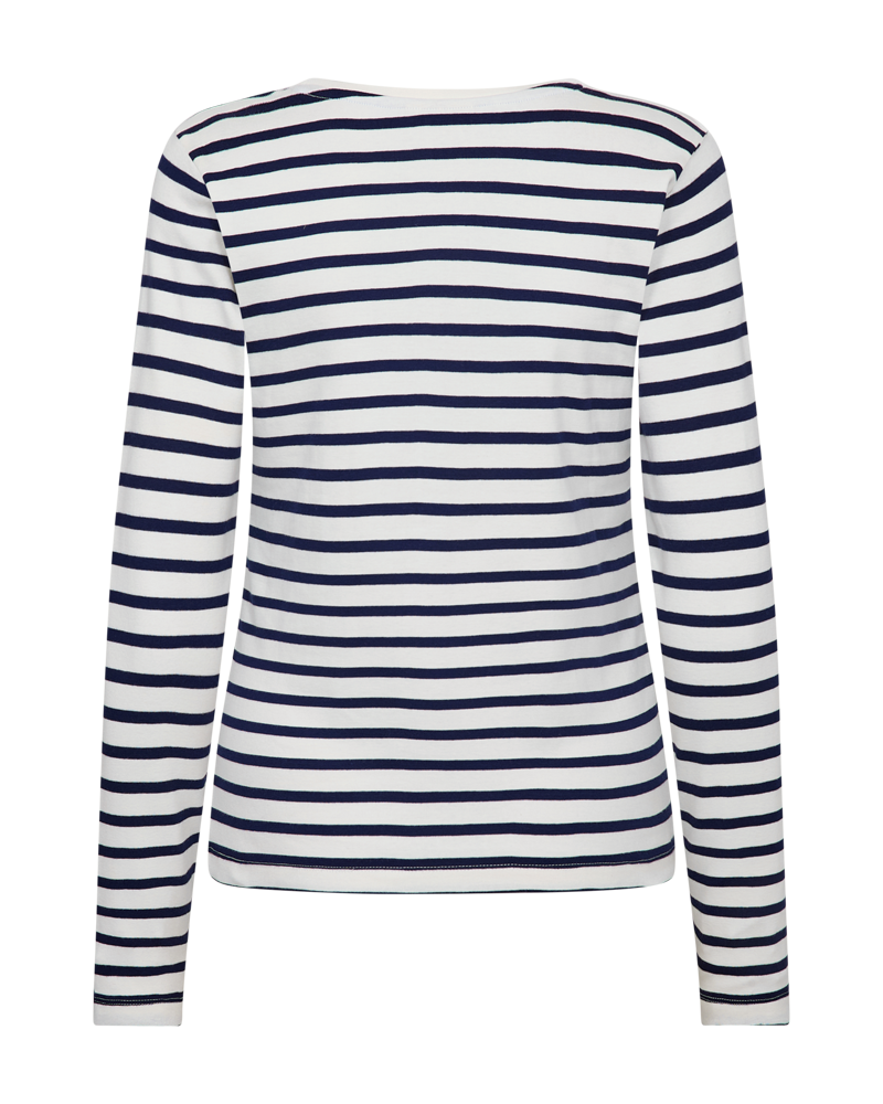 FREEQUENT Langarmshirt »FQFAMILA-TEE« im Streifen-Design