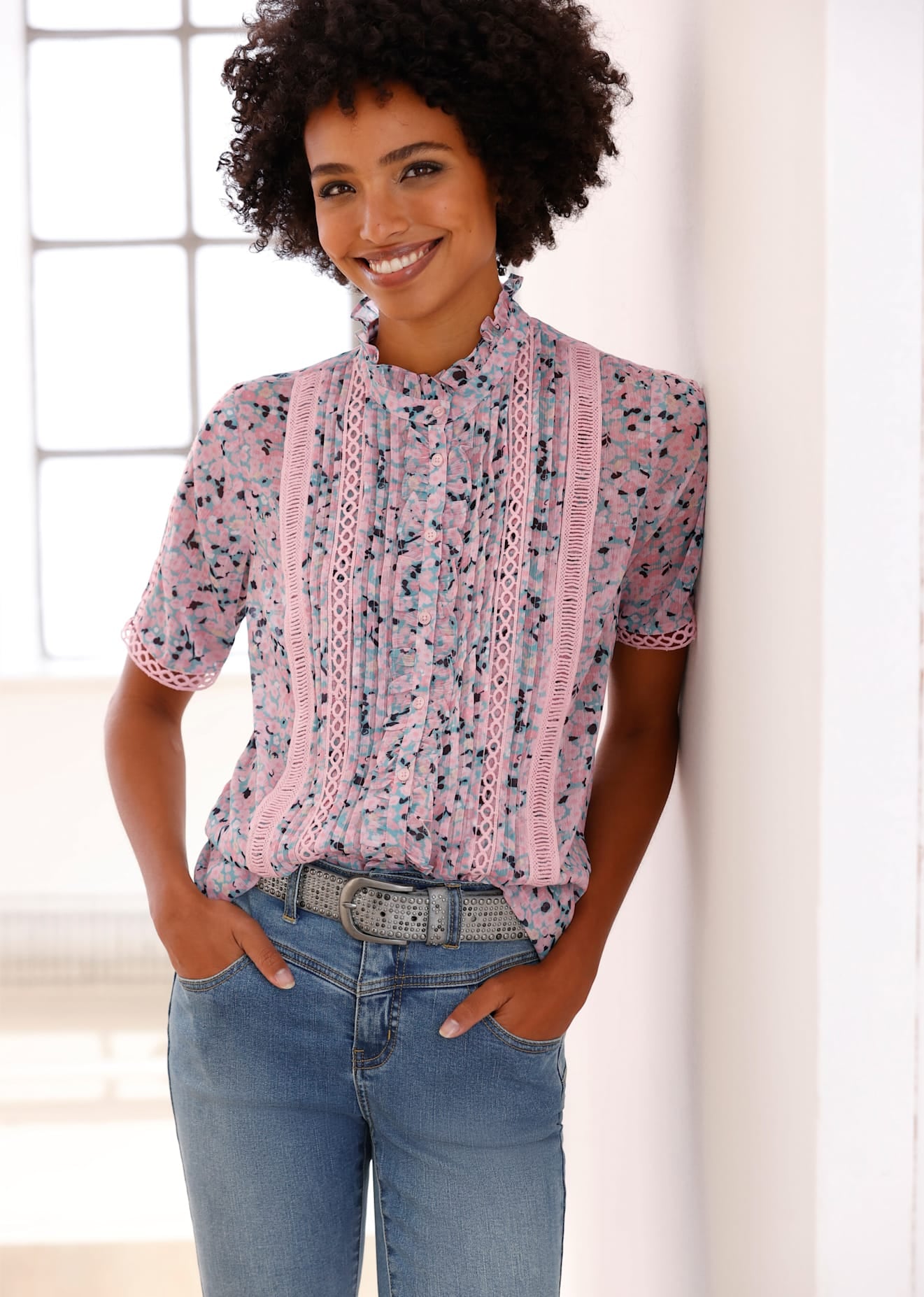heine Druckbluse
