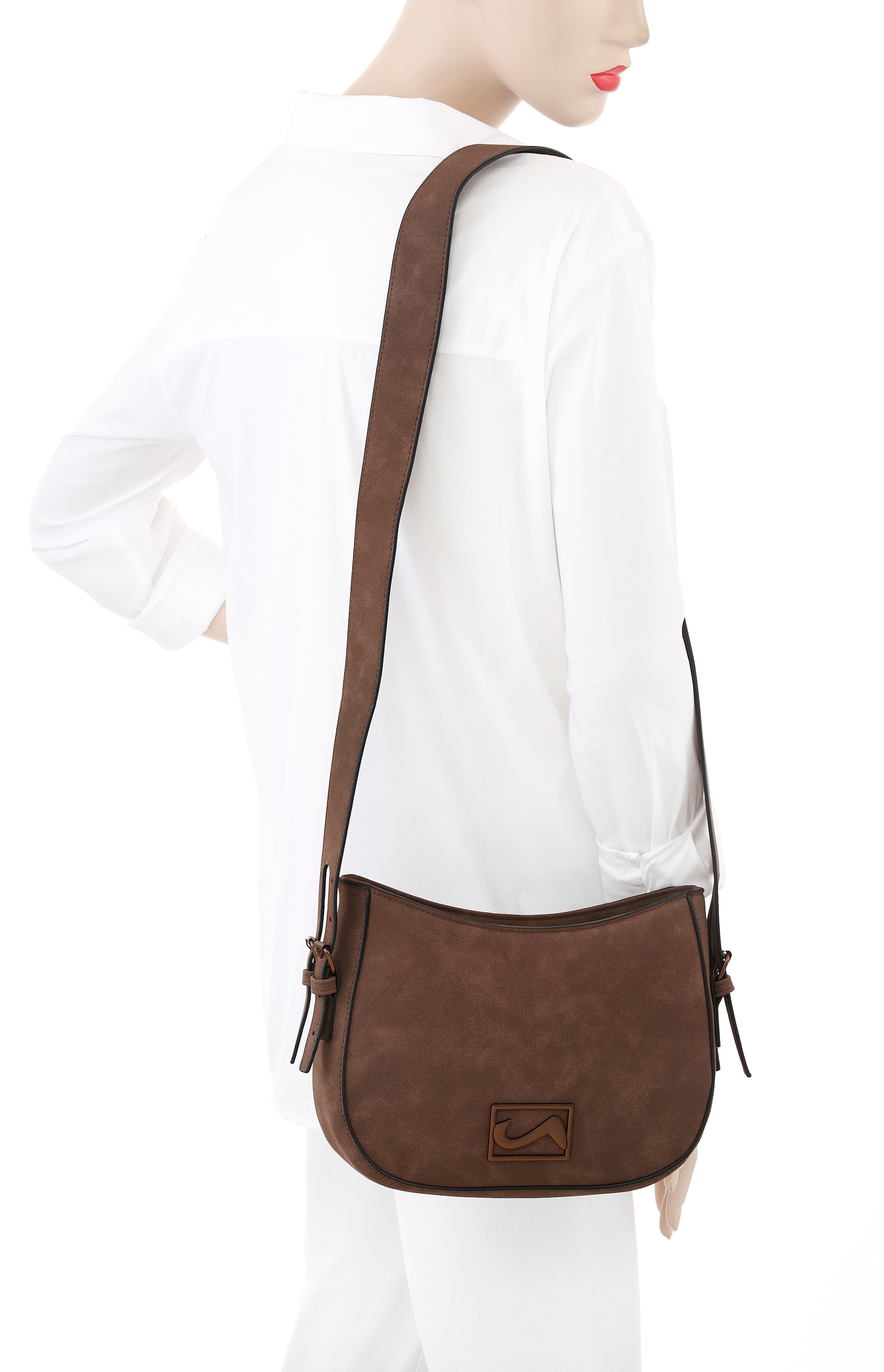 Ara Umhängetasche »NADINE«, Saddle-Bag, Schultertasche mit Reißverschluss