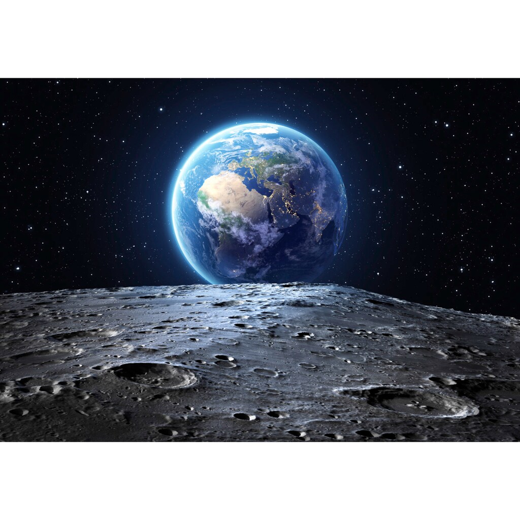 Papermoon Fototapete »Erde vom Mond«