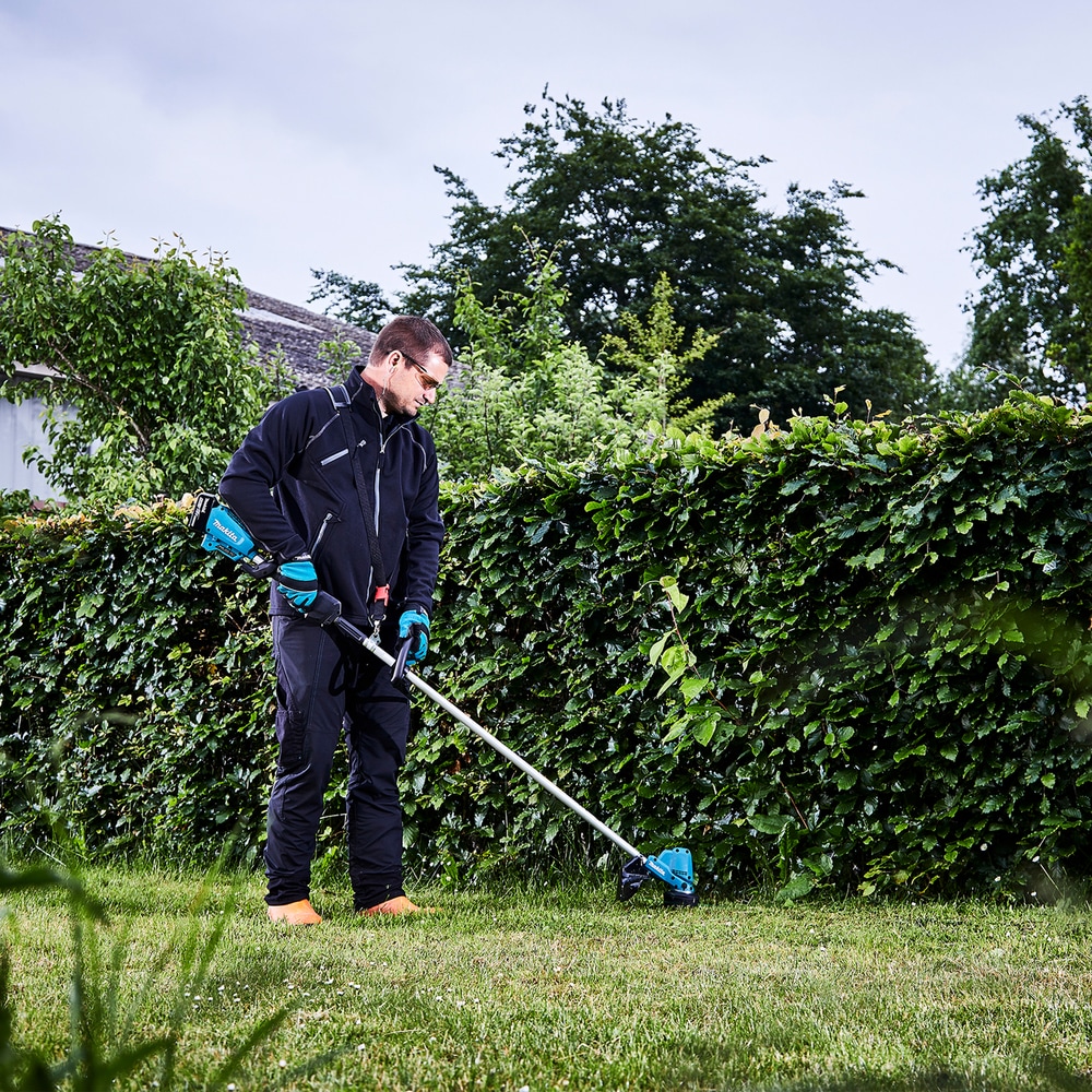 Makita Akku-Rasentrimmer »»DUR190LZX9« 18V, 230/255/300 mm, ohne Akku und Ladegerät« automatische Drehzahlregulierung in 3 Stufen, Trimmen von Grünflächen