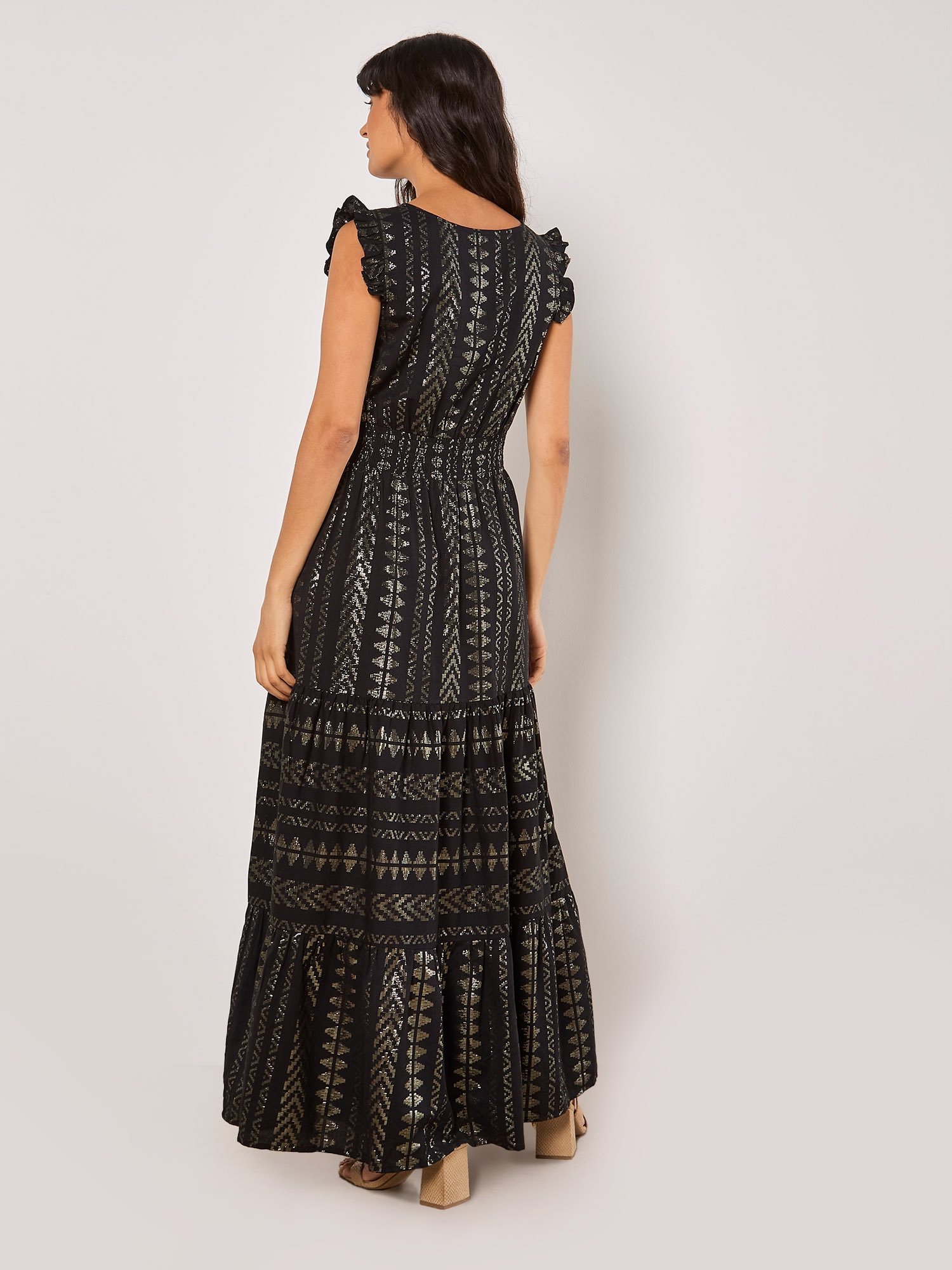 Apricot Maxikleid »Maxikleid« mit Rüschenärmeln