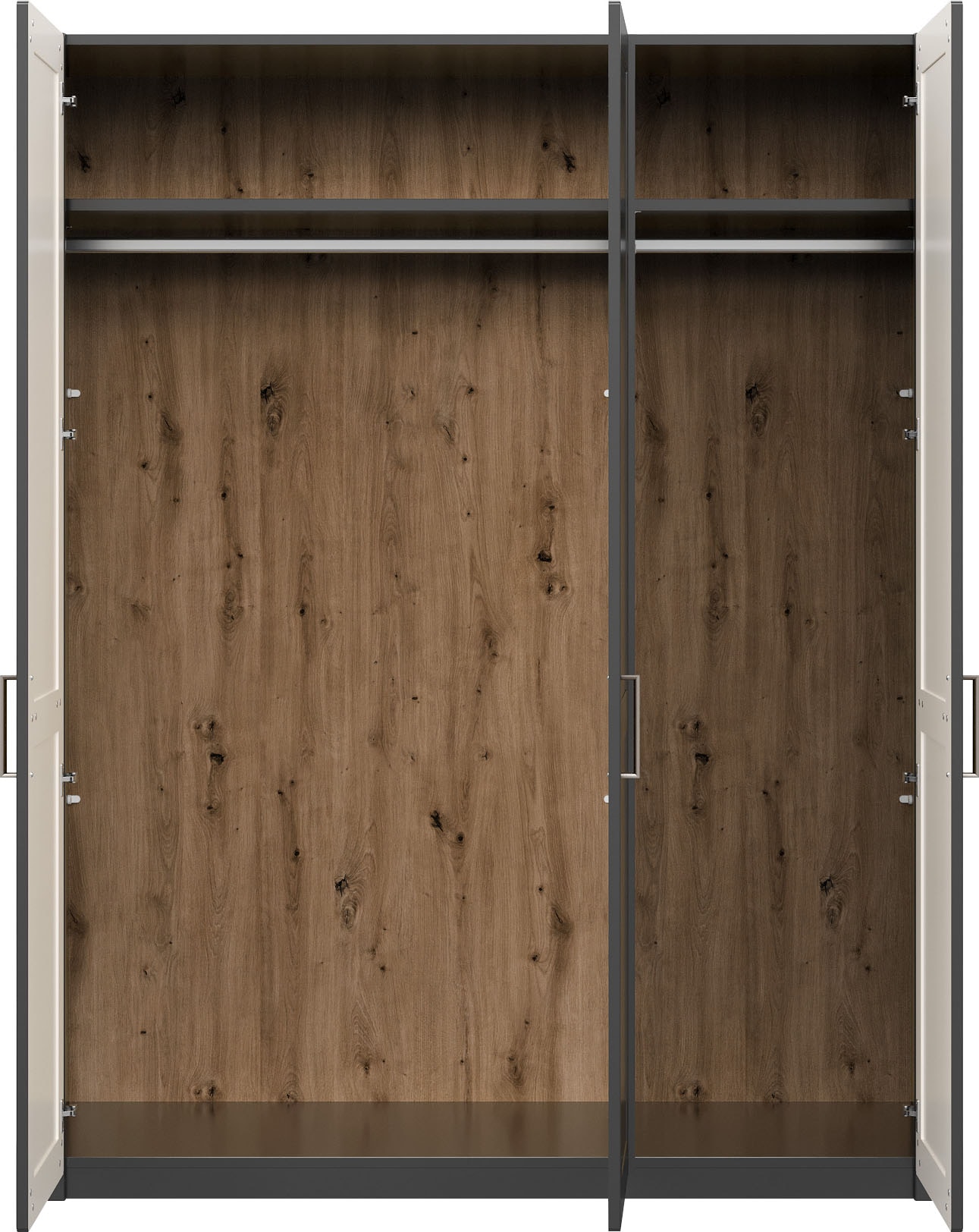 set one by Musterring Kleiderschrank »York Schlafen« 1 Stk. tlg. mit Holztüren, zwei Farben,verschiedene Breiten, Höhe 207 x T 60 cm