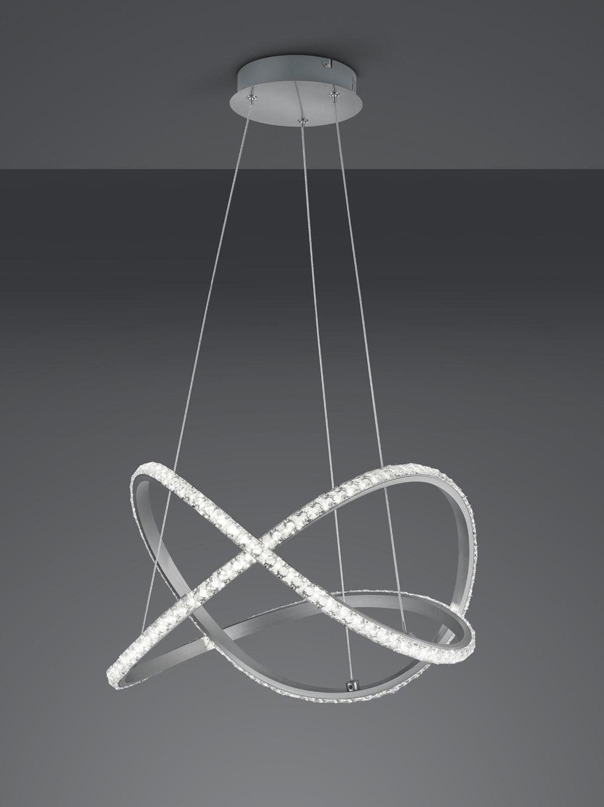 REALITY Leuchten LED Pendelleuchte »KATHARINA« LED-Board 1 Stk. Warmweiß Hängeleuchte, RGBW, dimmbar