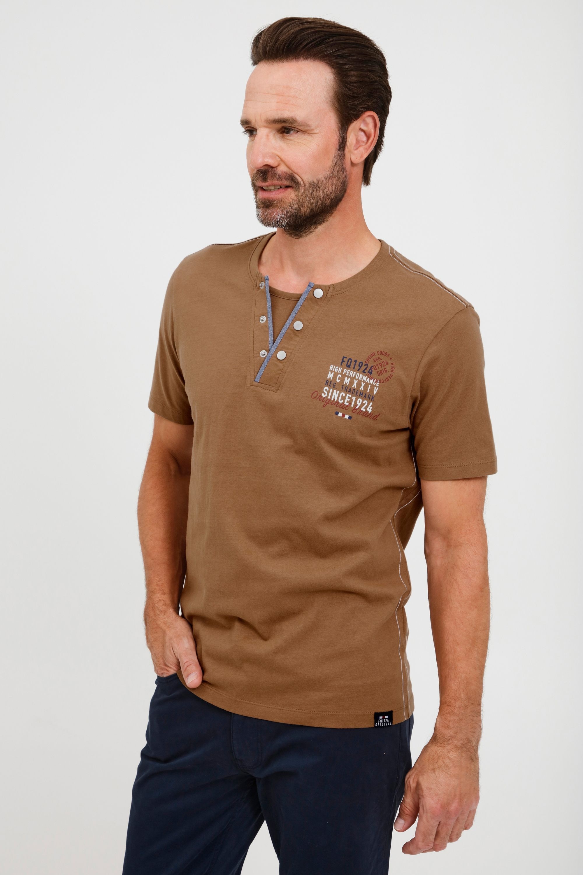 FQ1924 Henleyshirt »Henleyshirt FQRudolf«