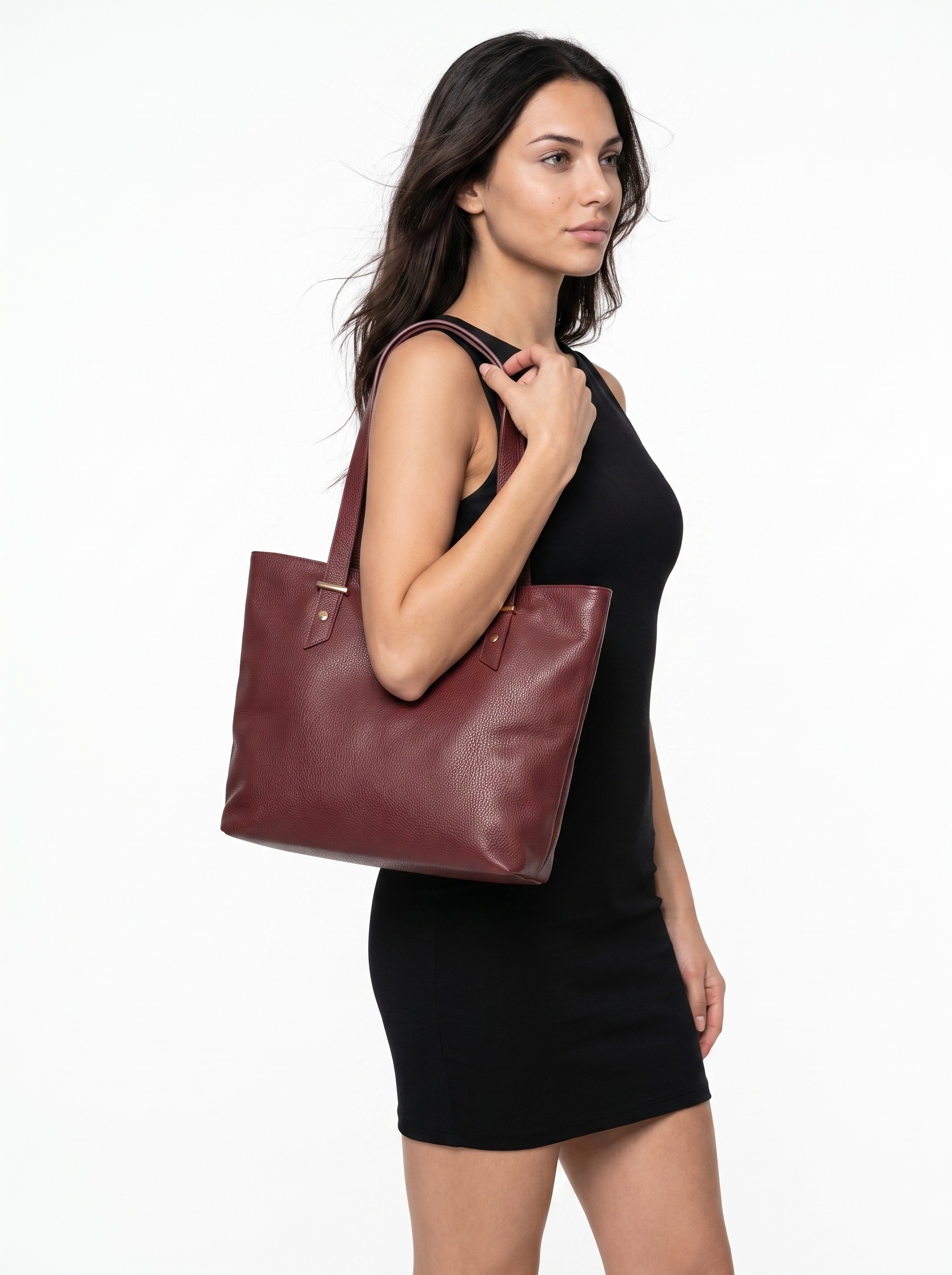 Cluty Shopper »Solerino« echt Leder, Made in Italy