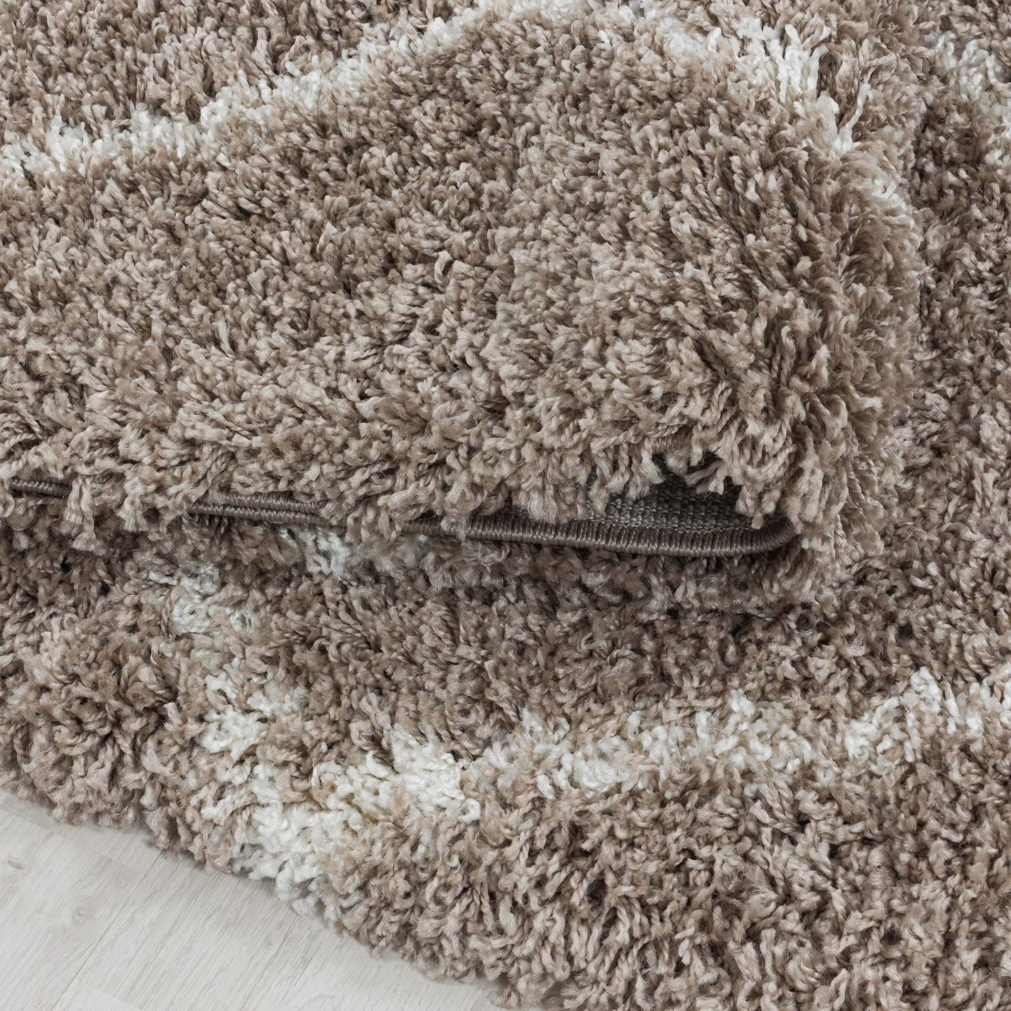 Ayyildiz Teppiche Hochflor-Teppich »ALVOR 3401«, rund, 50 mm Höhe, Shaggy, Langflor, pflegeleicht, Wohnzimmer