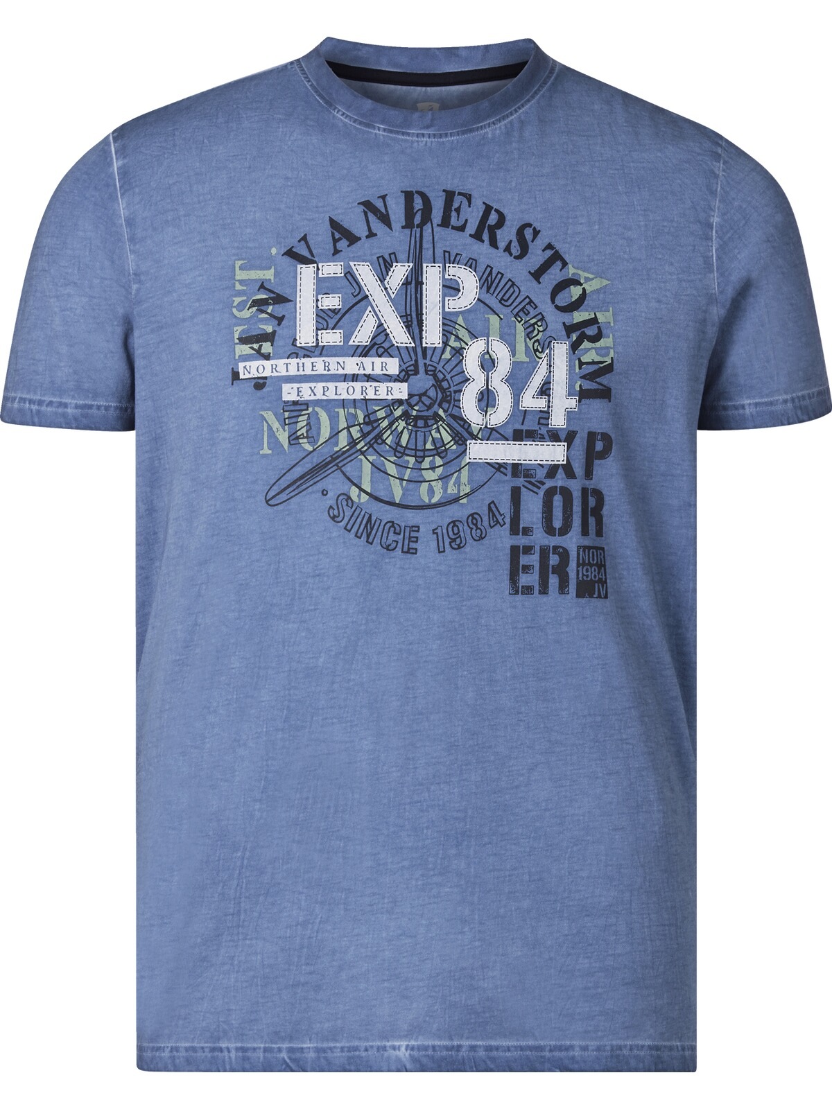 Jan Vanderstorm Rundhalsshirt »T-Shirt MATTES«