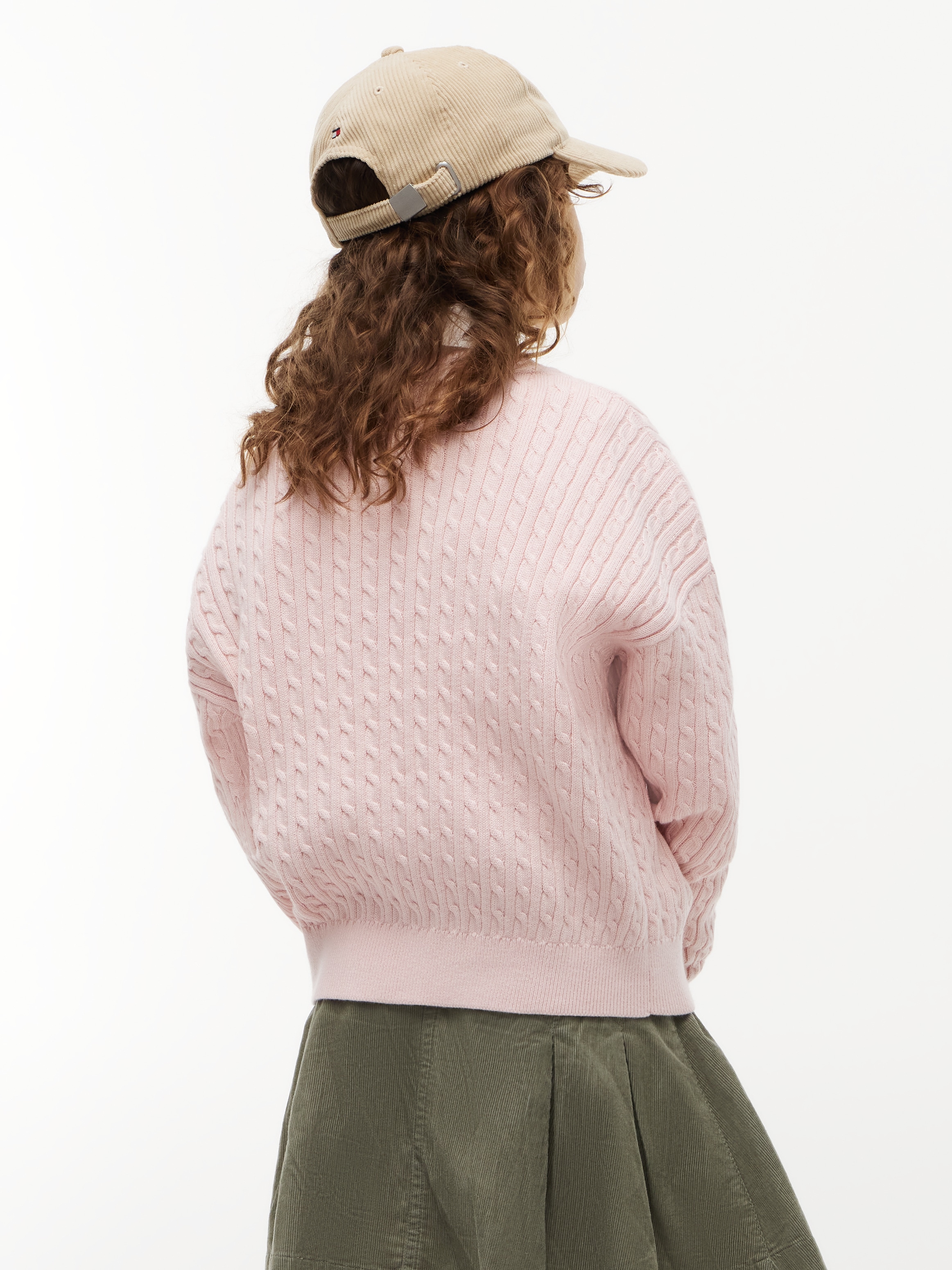 Tommy Hilfiger Strickpullover Rundhalsausschnitt, Regular Fit, Kinder bis 16 Jahre