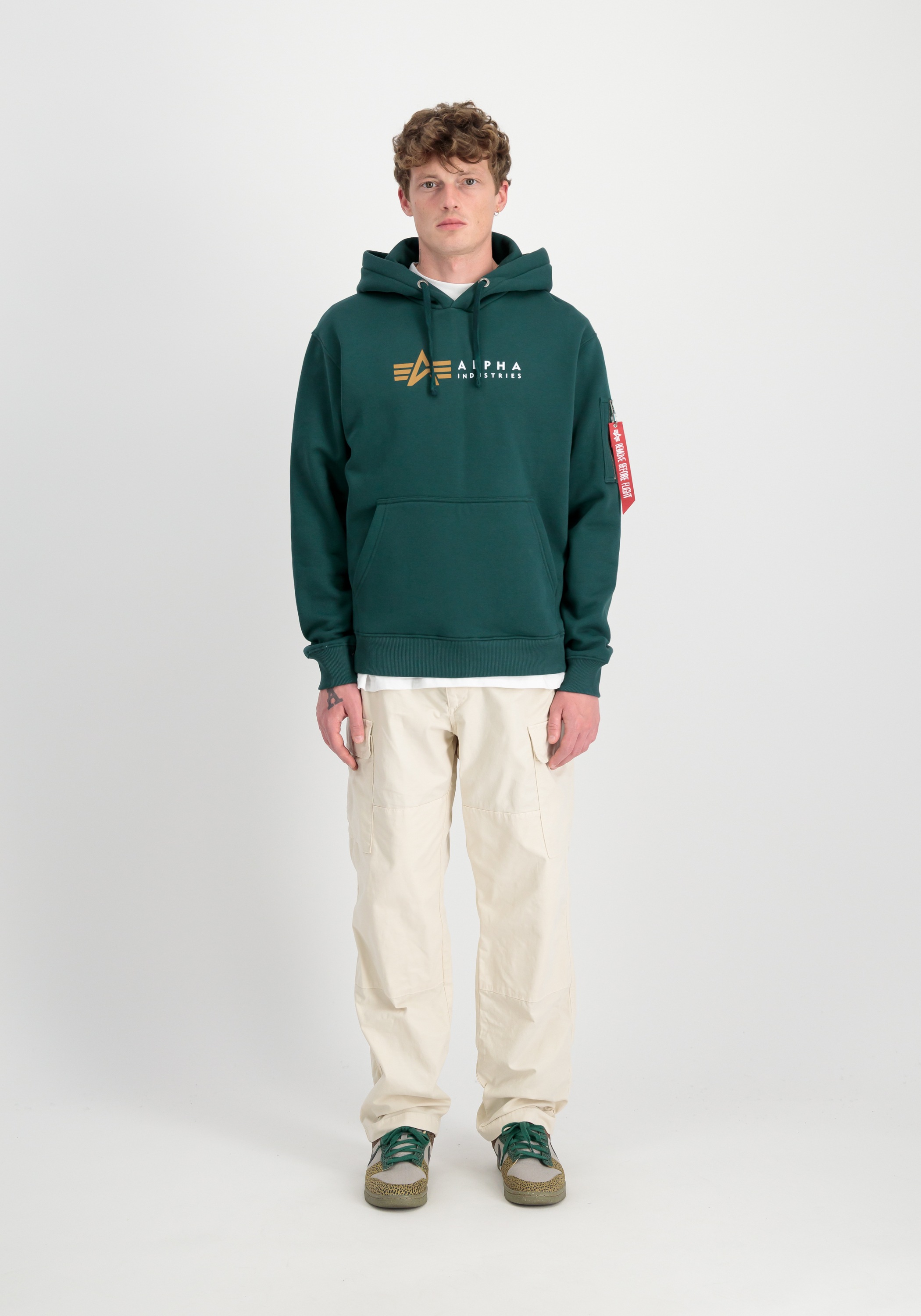 Alpha Industries Hoodie »Alpha Label Hoodie Kapuzensweatshirt«