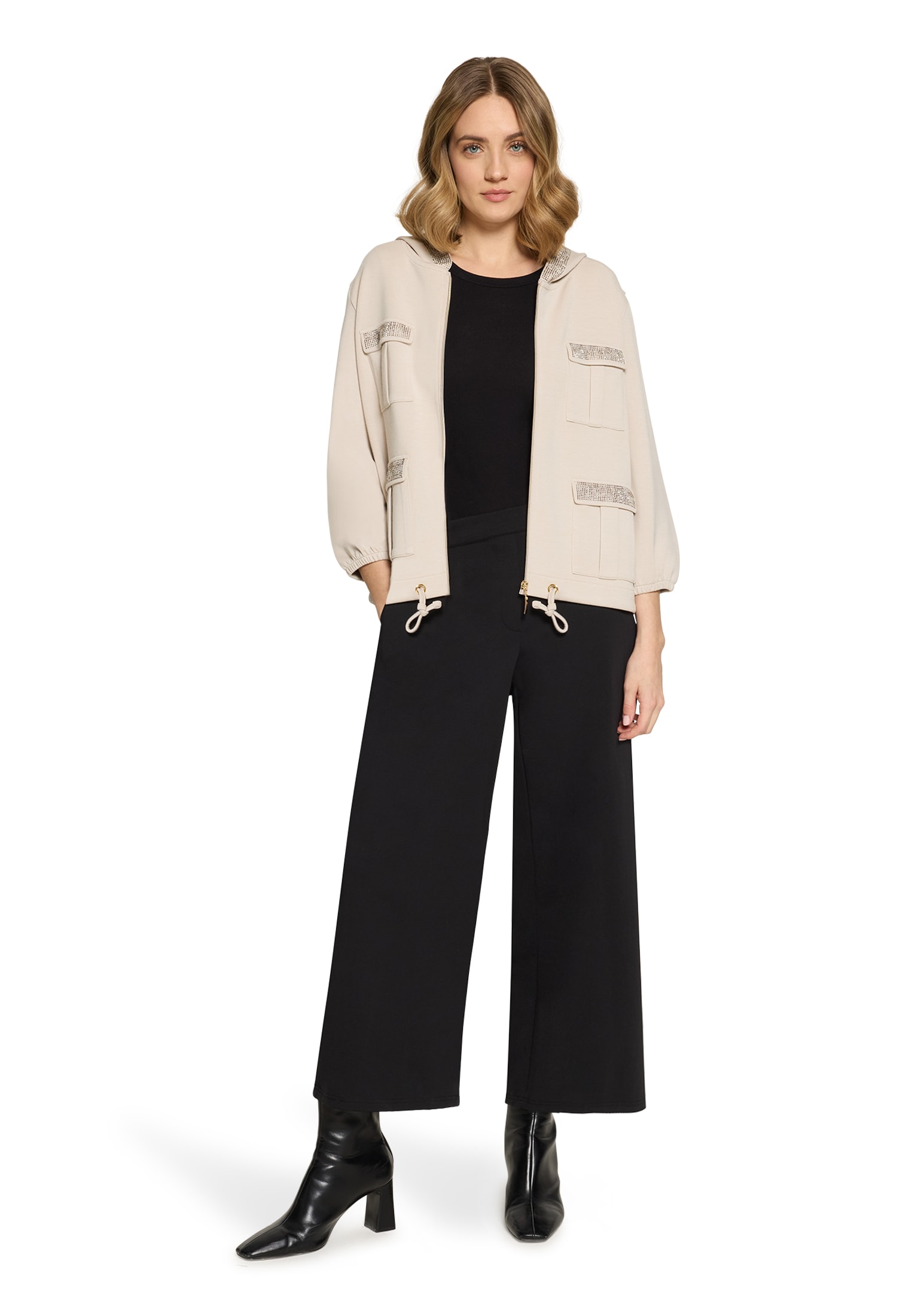 Betty Barclay Sweatshirt »Shirtjacke mit Kapuze«

