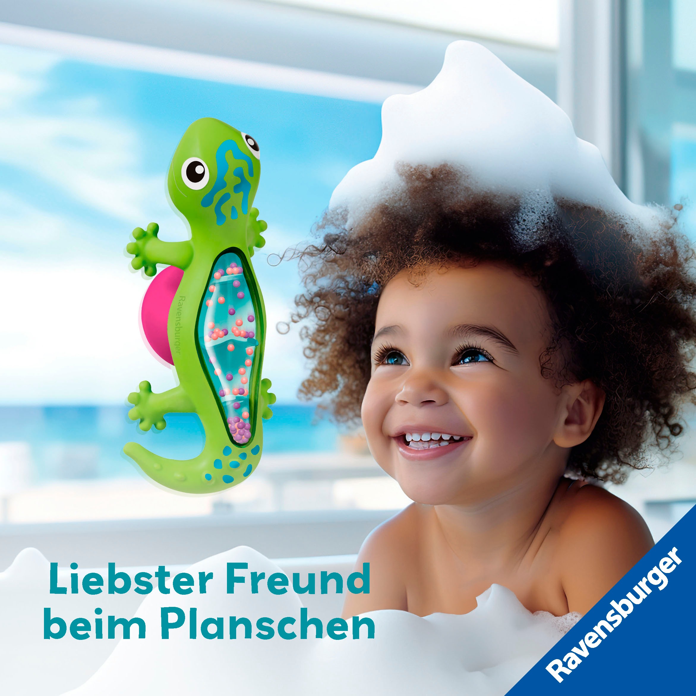 Ravensburger Rassel »Play+ Regenmacher: Gecko«