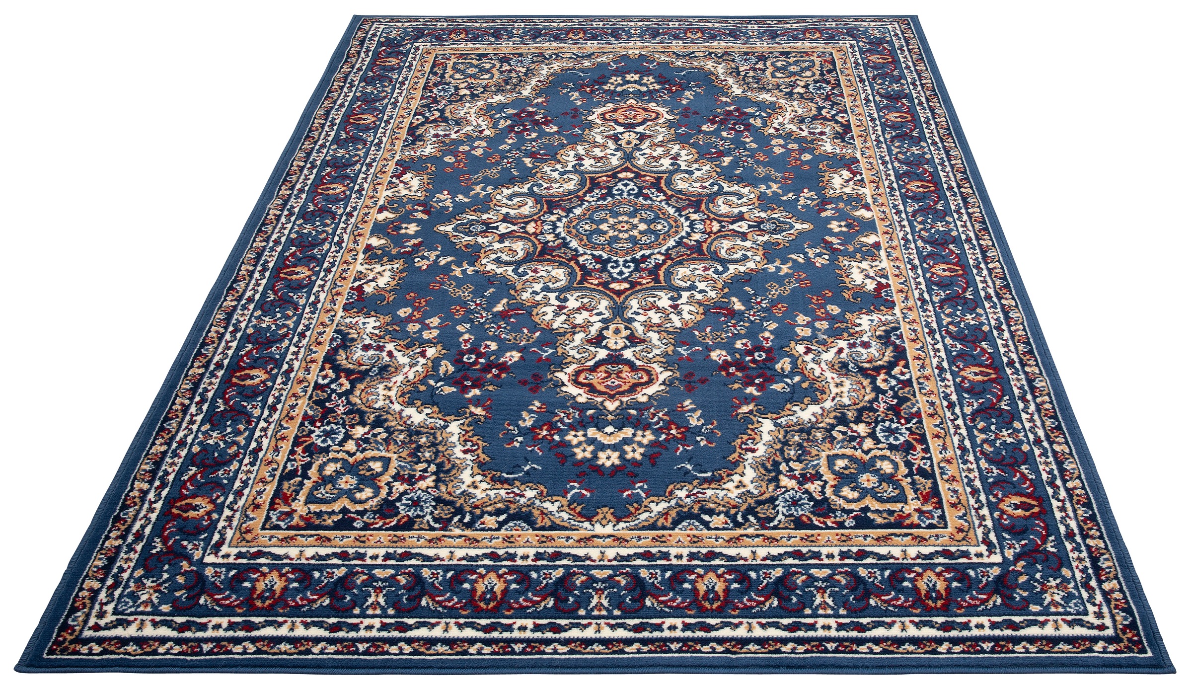 Home affaire Teppich »Oriental, Made in Belgium«, rechteckig, 7 mm Höhe, Orient-Optik, mit Bordüre, Teppich, Kurzflor, Weich