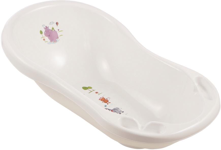 keeeper Babybadewanne »Maria - Hippo, weiß«, mit Stöpsel, Made in Europe