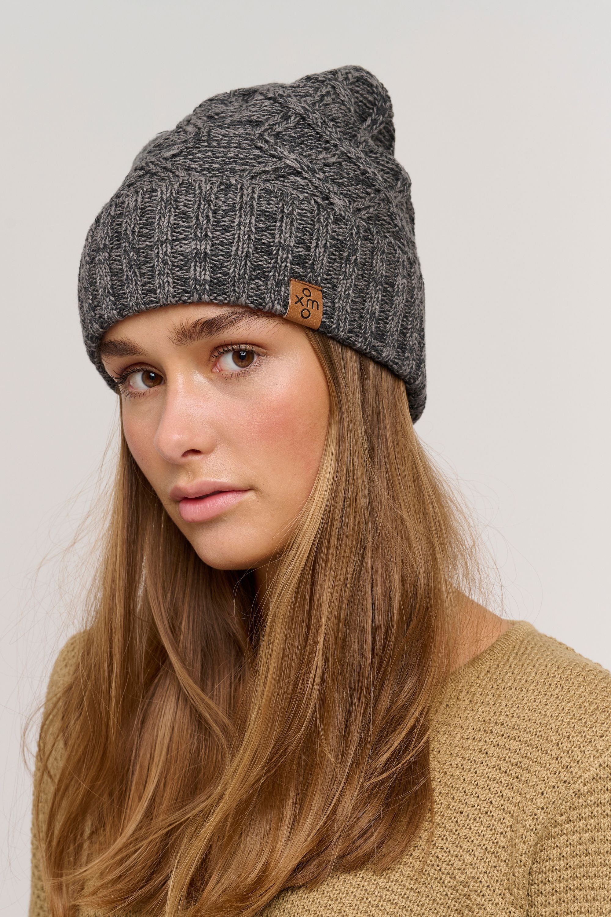 OXMO Strickmütze »Strickmºtze OXPom«