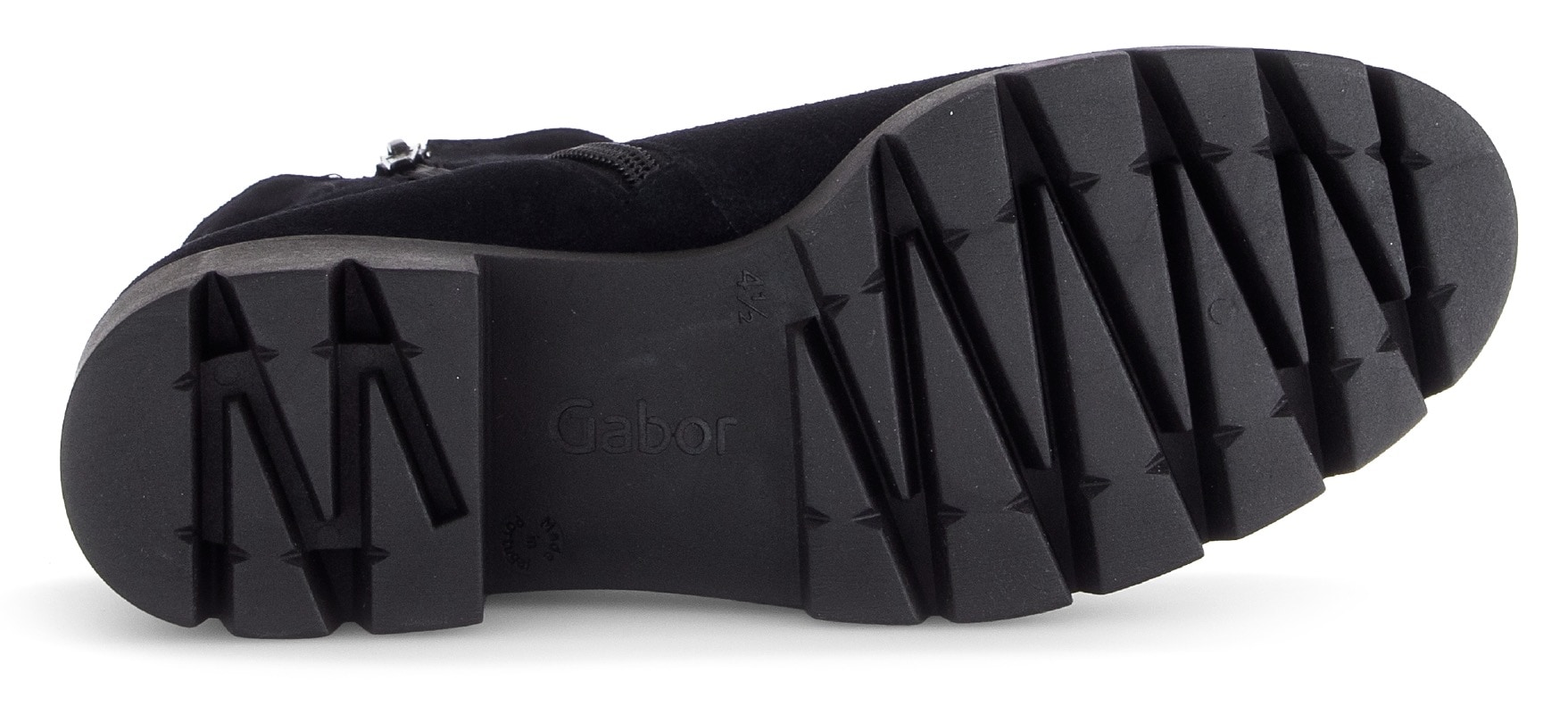Gabor Stiefelette, Blockabsatz, Boots, Chunky-Boots mit Innenreißverschluss